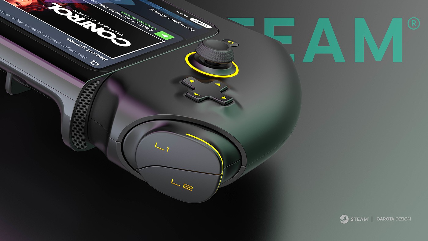 handheldgaming，game，product design，industrialdesign，steam，steamdeck，