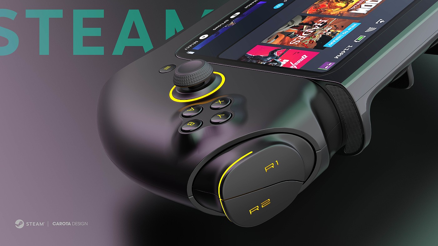 handheldgaming，game，product design，industrialdesign，steam，steamdeck，