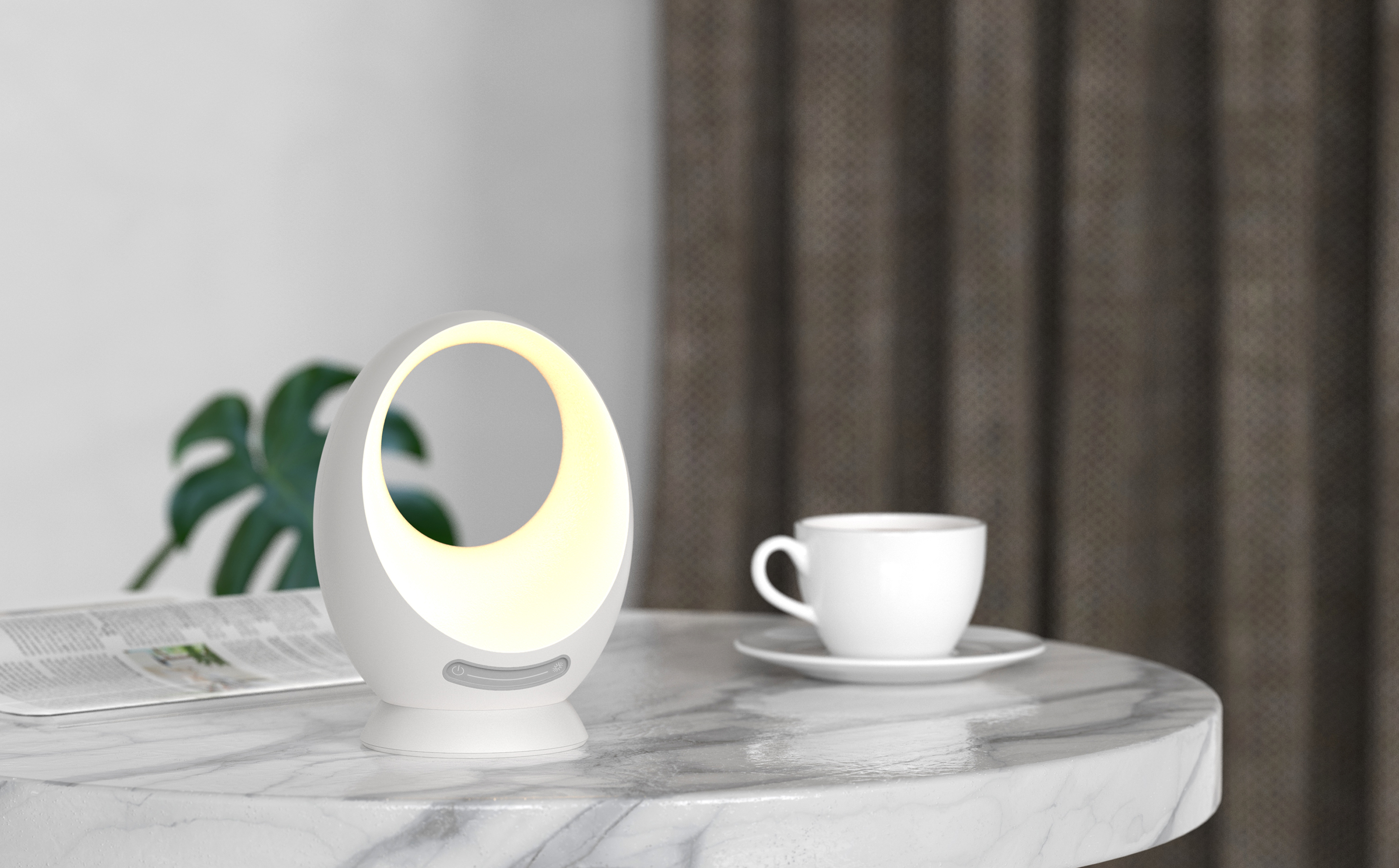 Night light，industrial design，Wireless charging，Sleeping lamp，