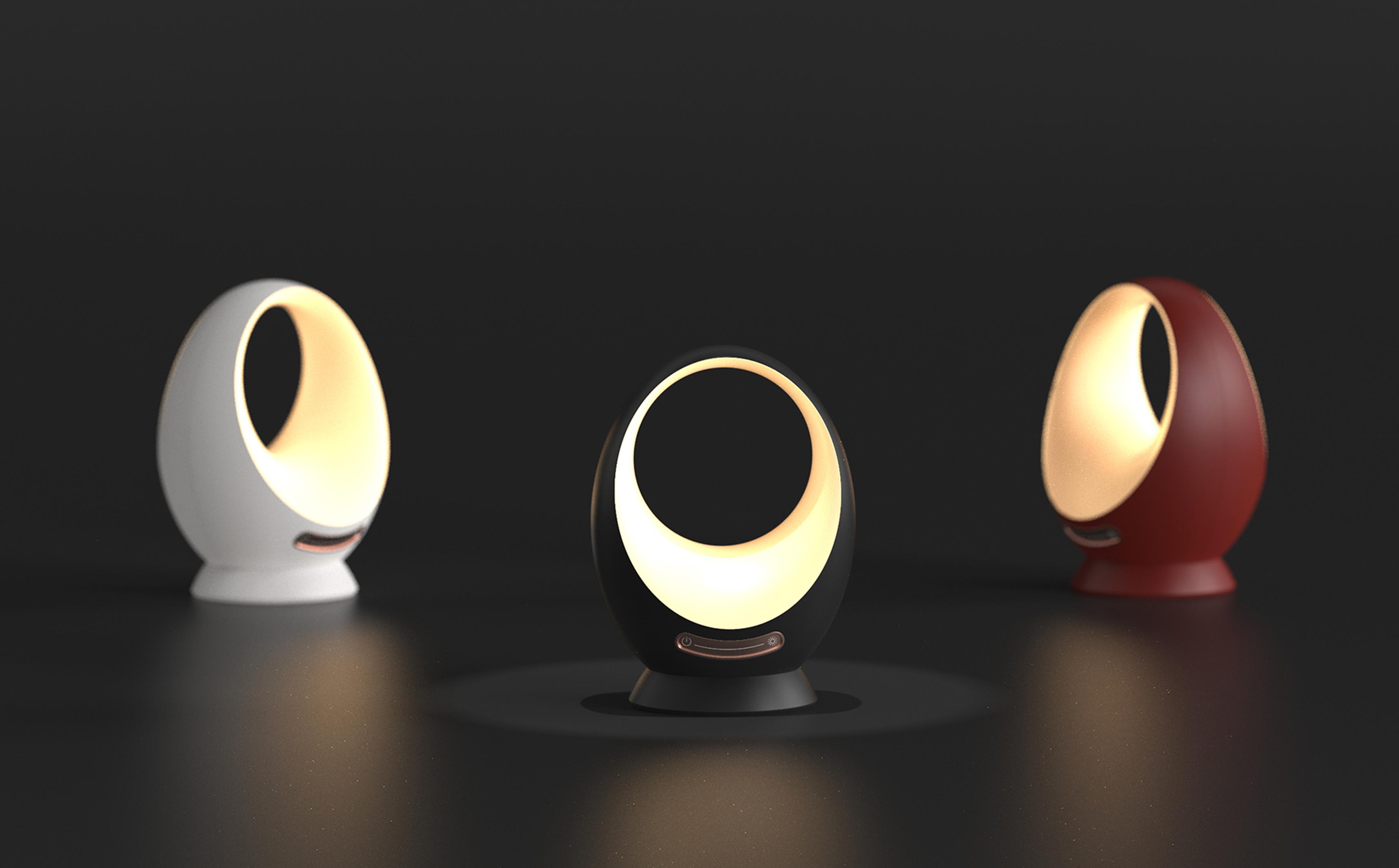 Night light，industrial design，Wireless charging，Sleeping lamp，