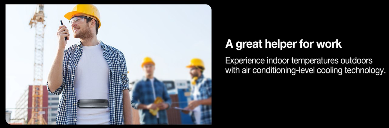 Coolify Zone，cooling，cool breeze，charge，Belt cooler，