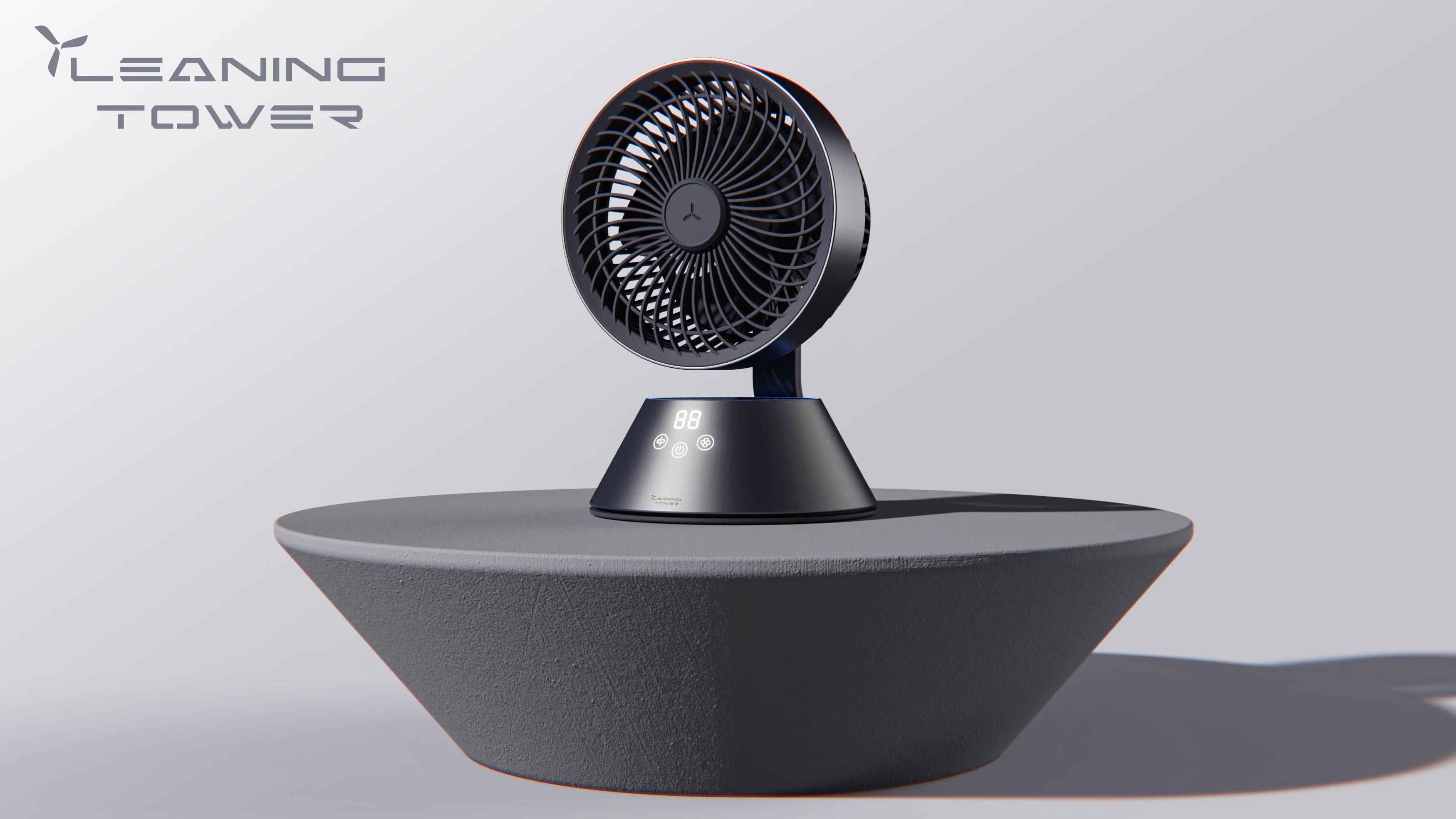 Desktop Loop Fan，Appearance design，Structural innovation，