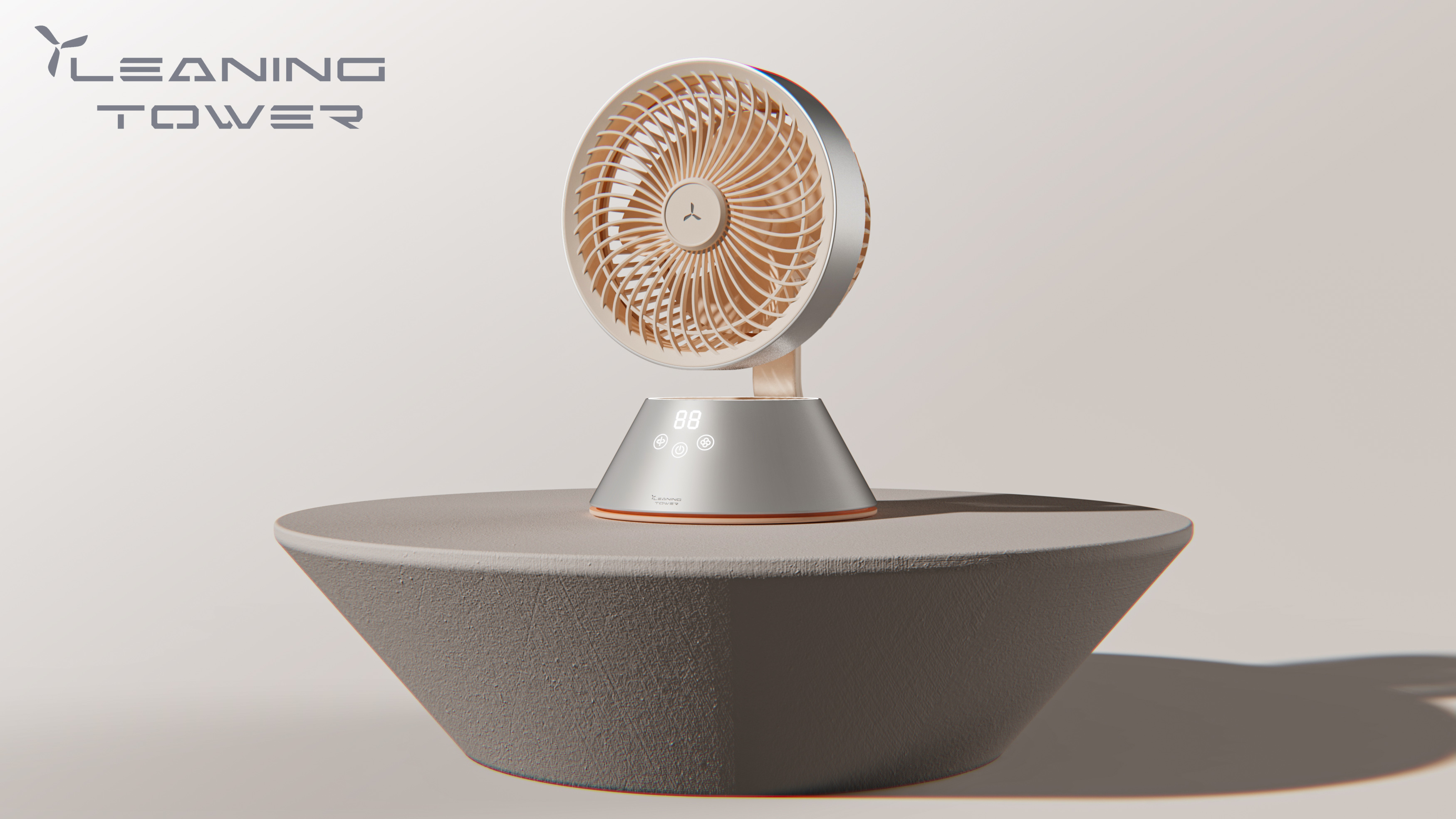 Desktop Loop Fan，Appearance design，Structural innovation，