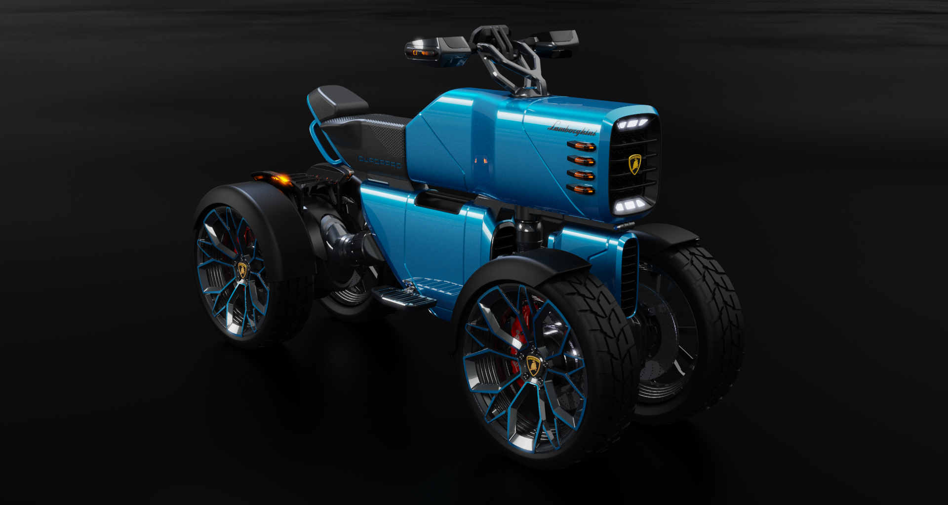 Lamborghini，Motorcycle，4WD，outdoors，Rendering files interested in background private chat，