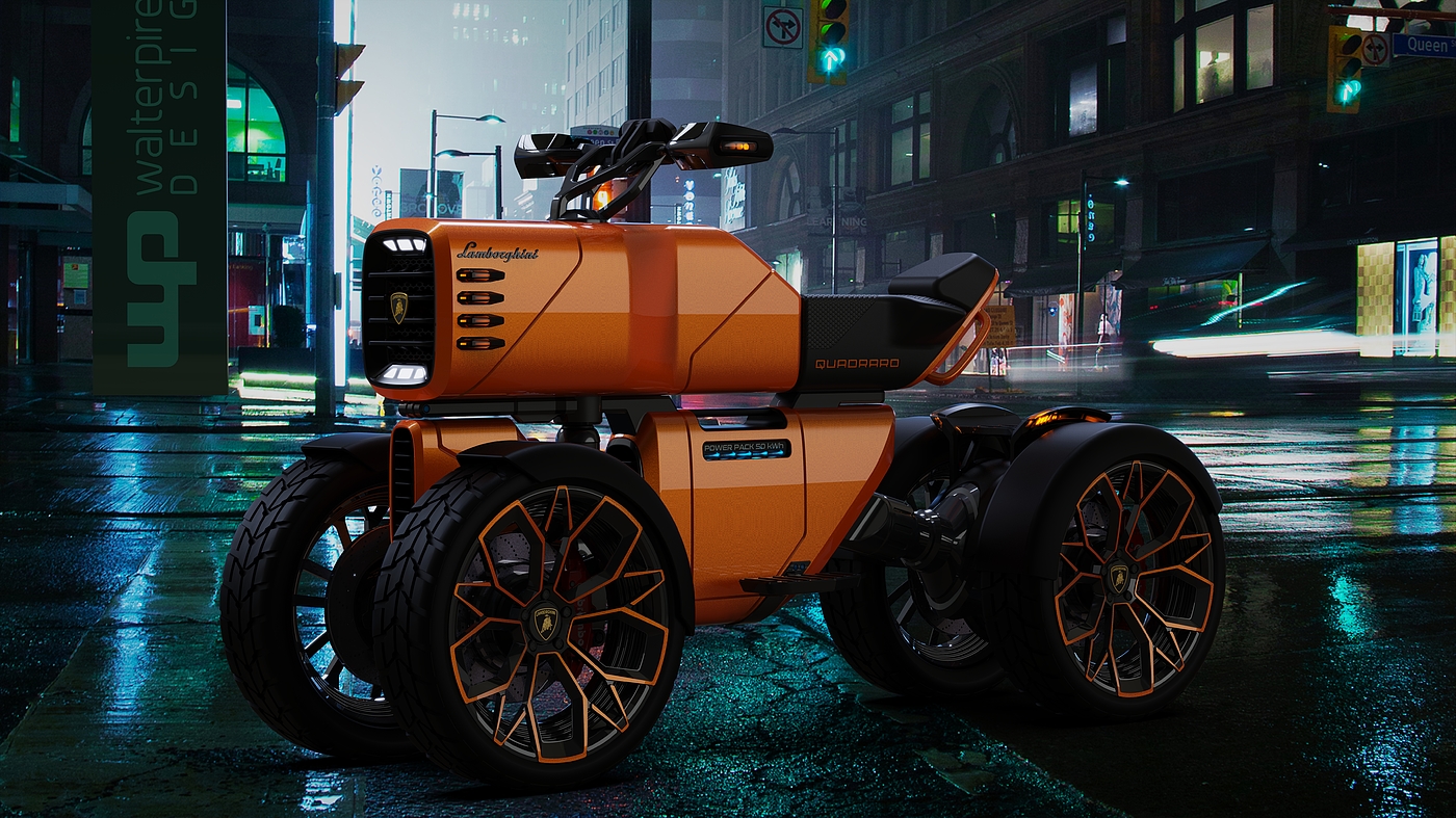 Lamborghini，Motorcycle，4WD，outdoors，Rendering files interested in background private chat，