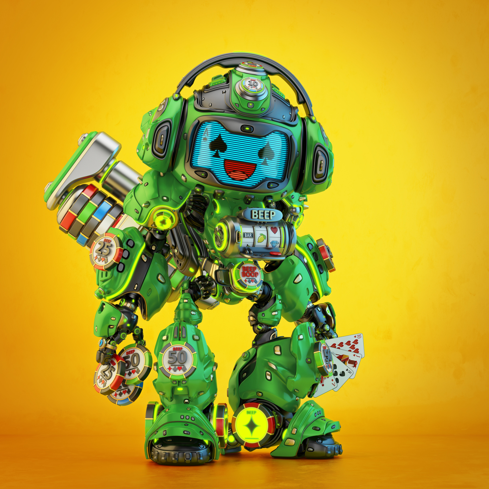 robot，LUCKY，conceptual design，