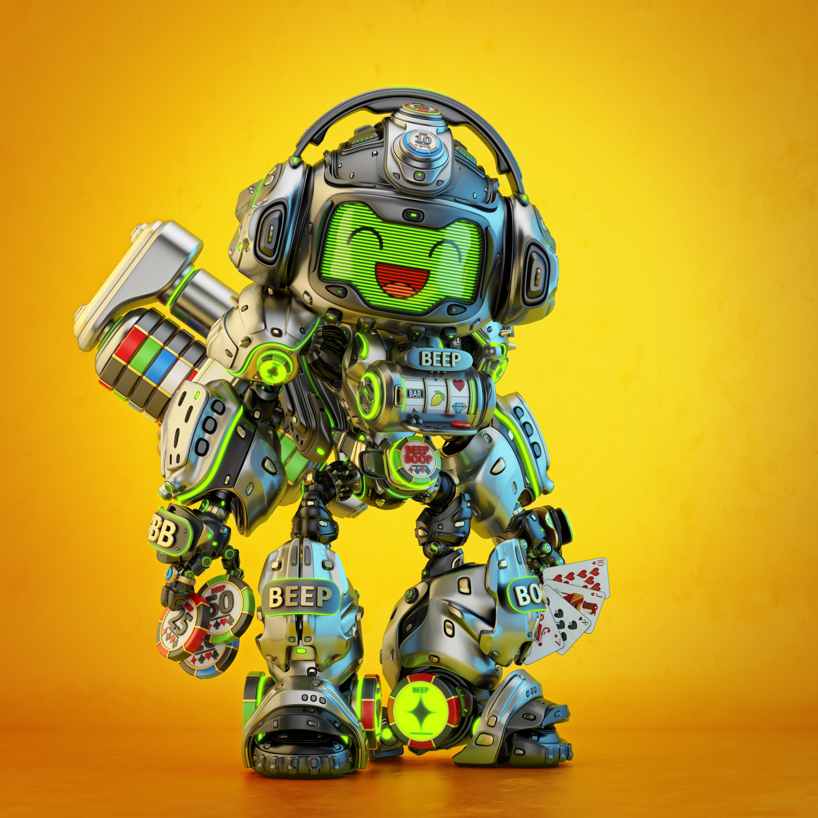 robot，LUCKY，conceptual design，