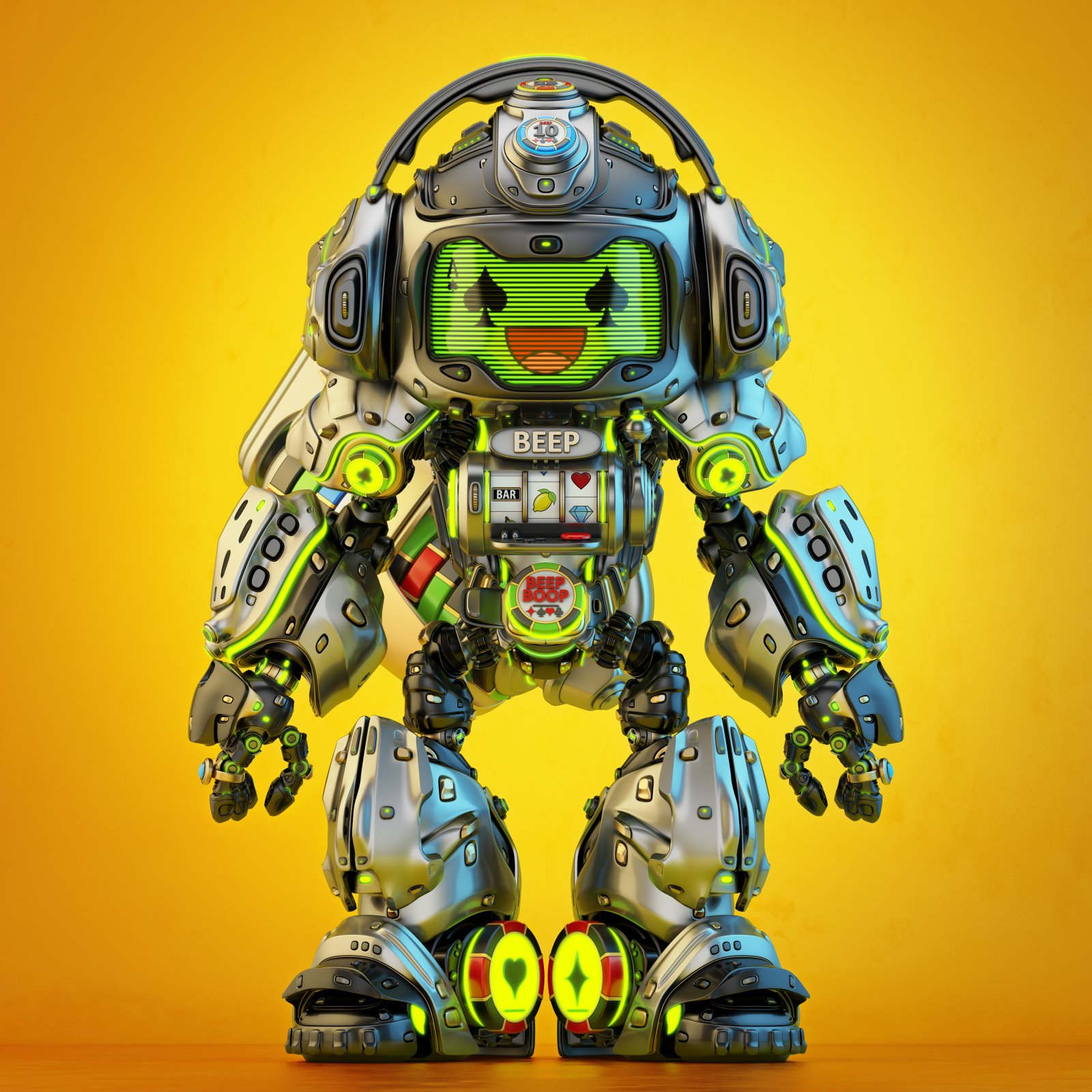 robot，LUCKY，conceptual design，