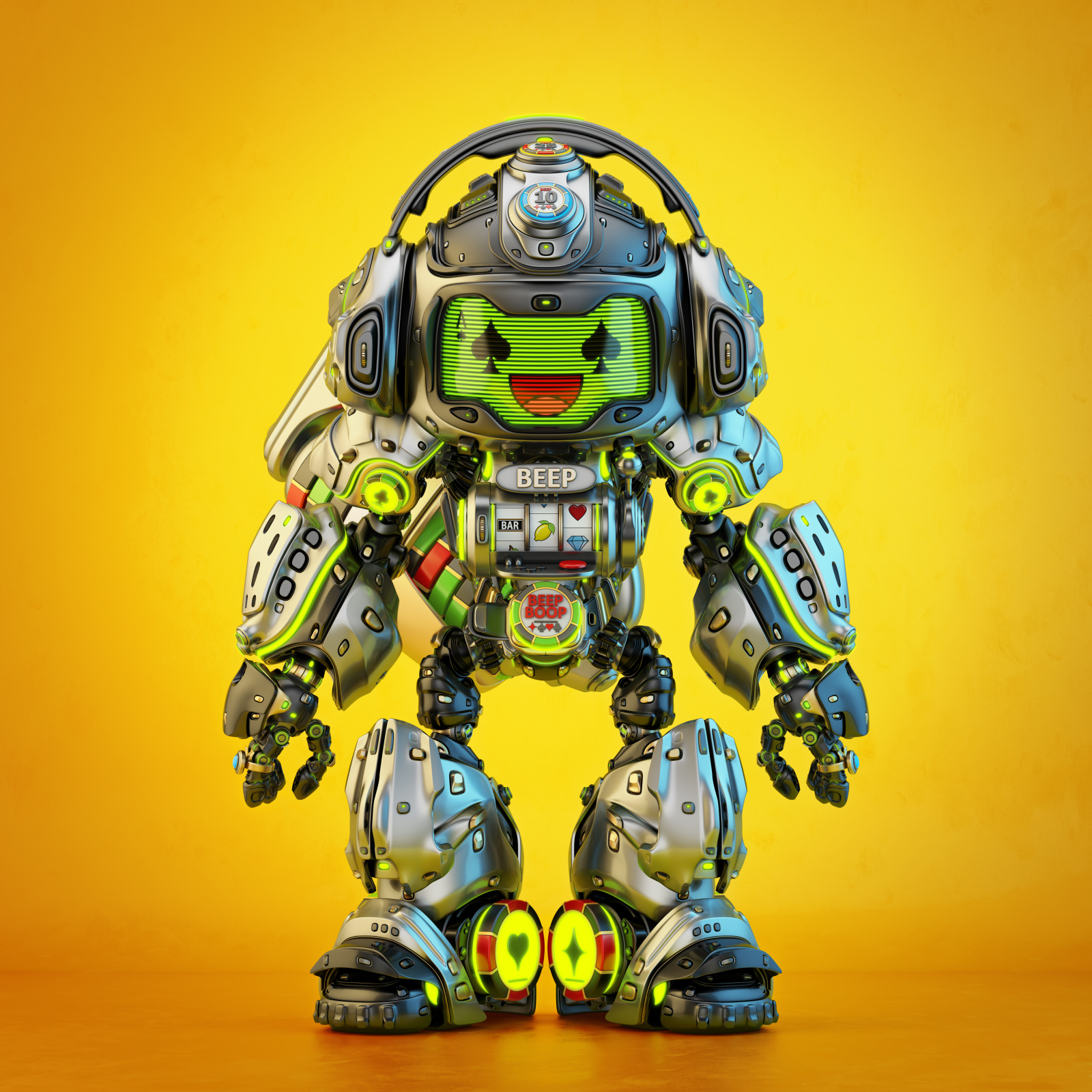 robot，LUCKY，conceptual design，