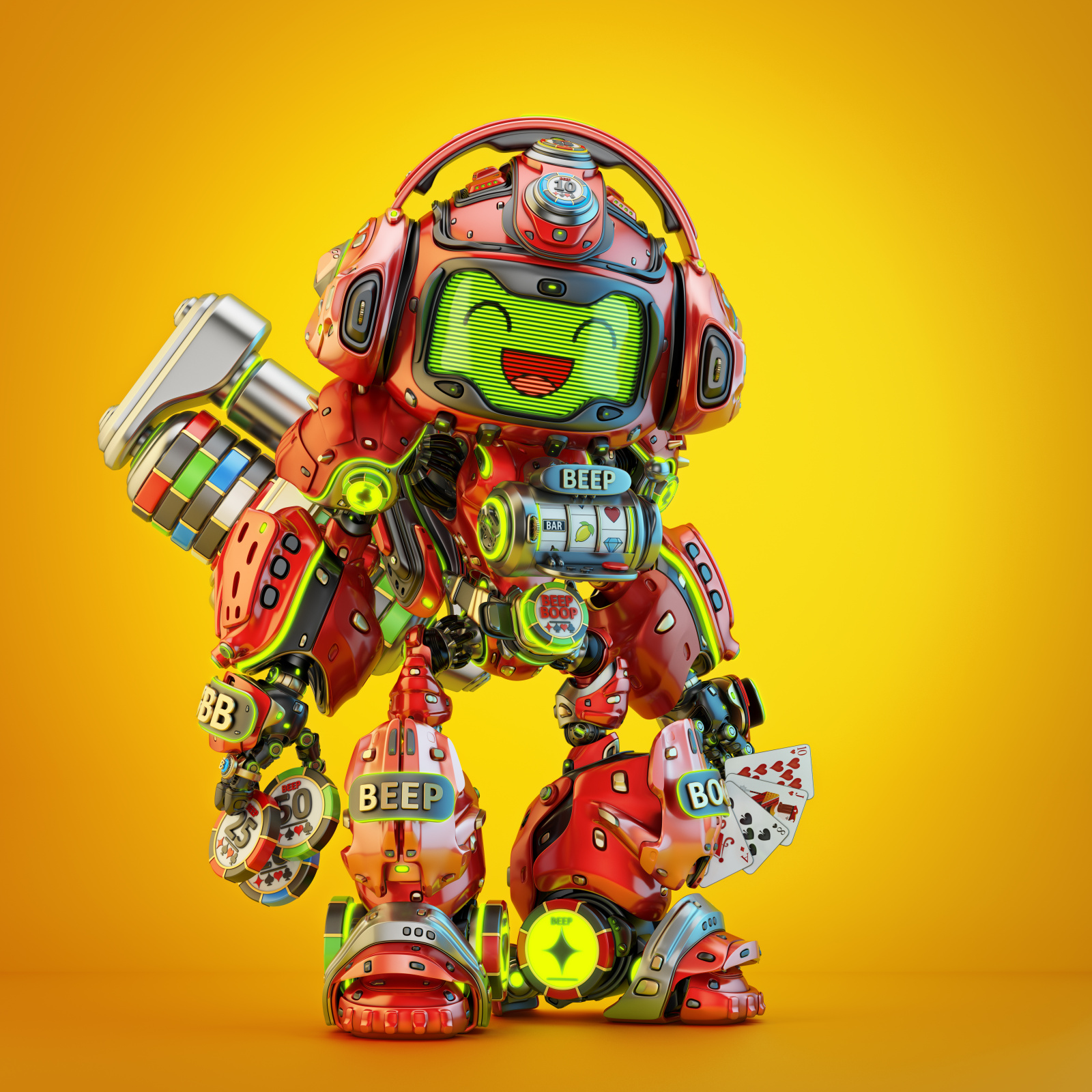 robot，LUCKY，conceptual design，