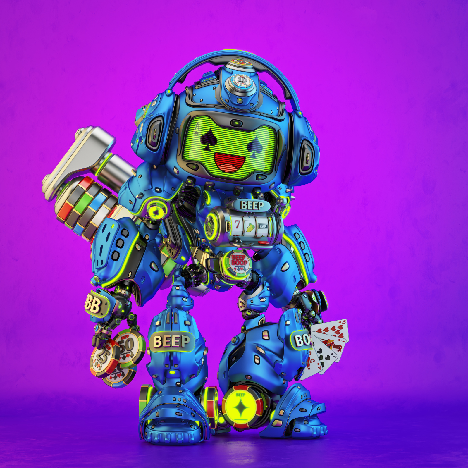 robot，LUCKY，conceptual design，