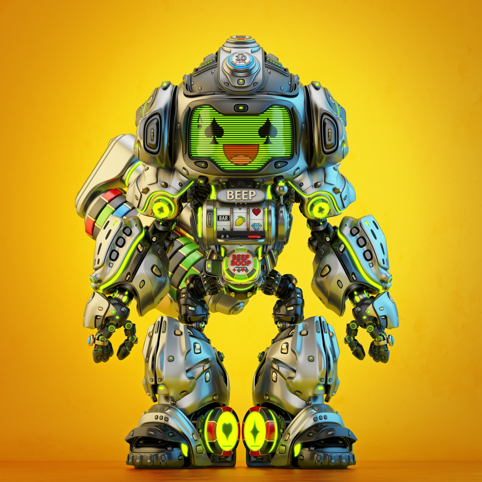 robot，LUCKY，conceptual design，