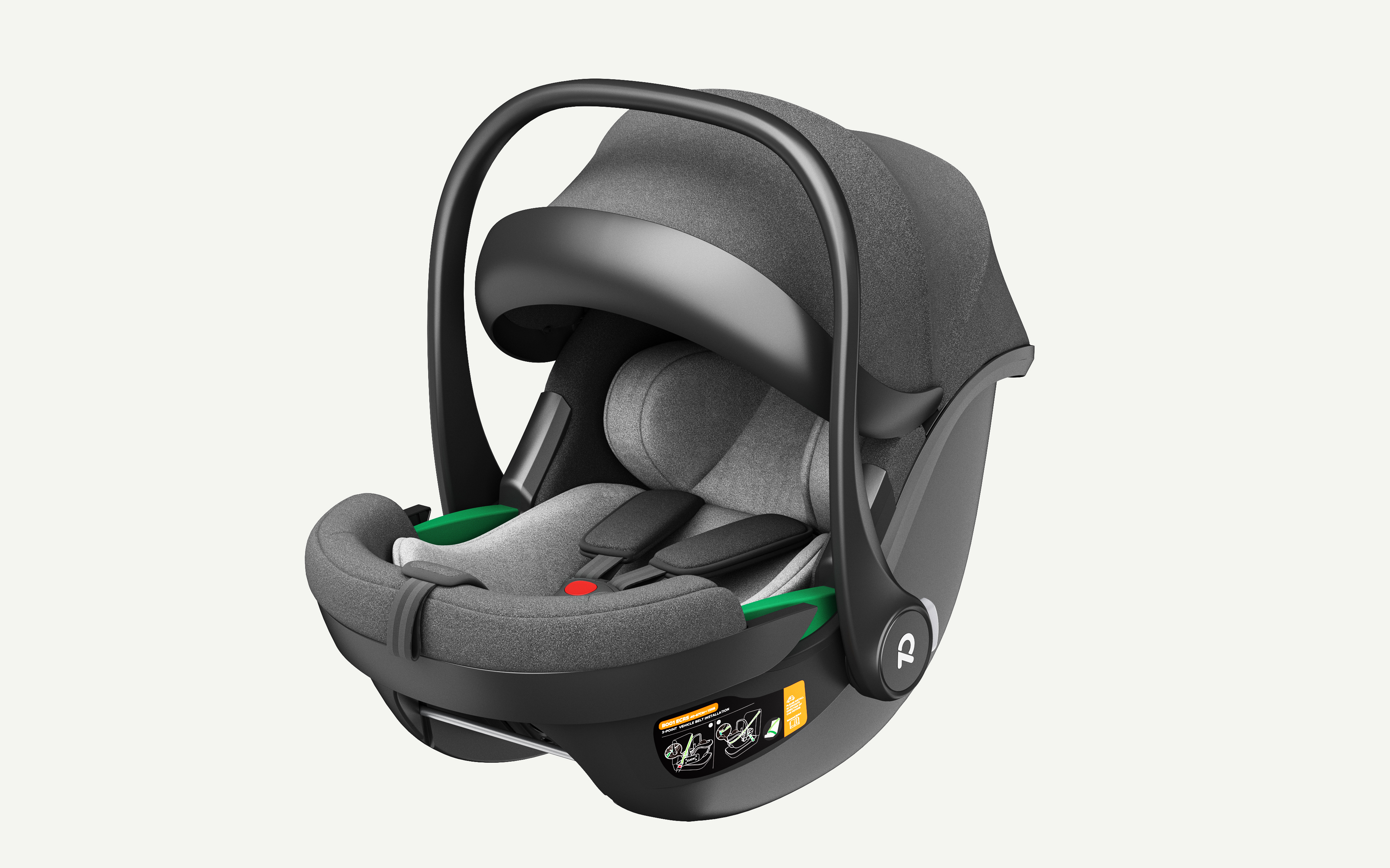 Safety seat，Product rendering，Child mother and baby，Infant Carrier ，Car basket，E-commerce details，