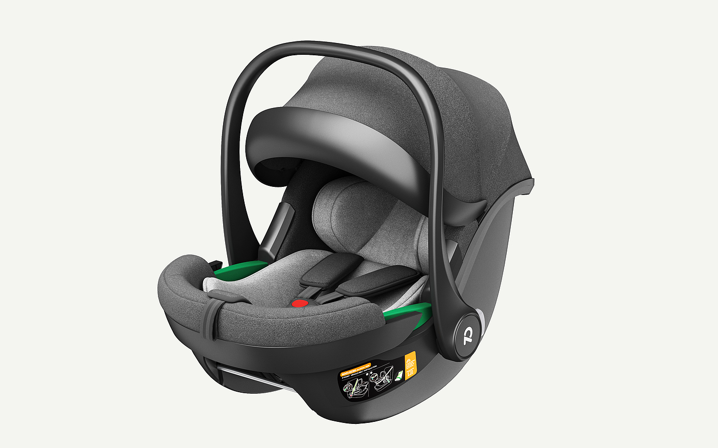 安全座椅，产品渲染，儿童母婴，婴儿提篮，车载提篮，电商详情，
