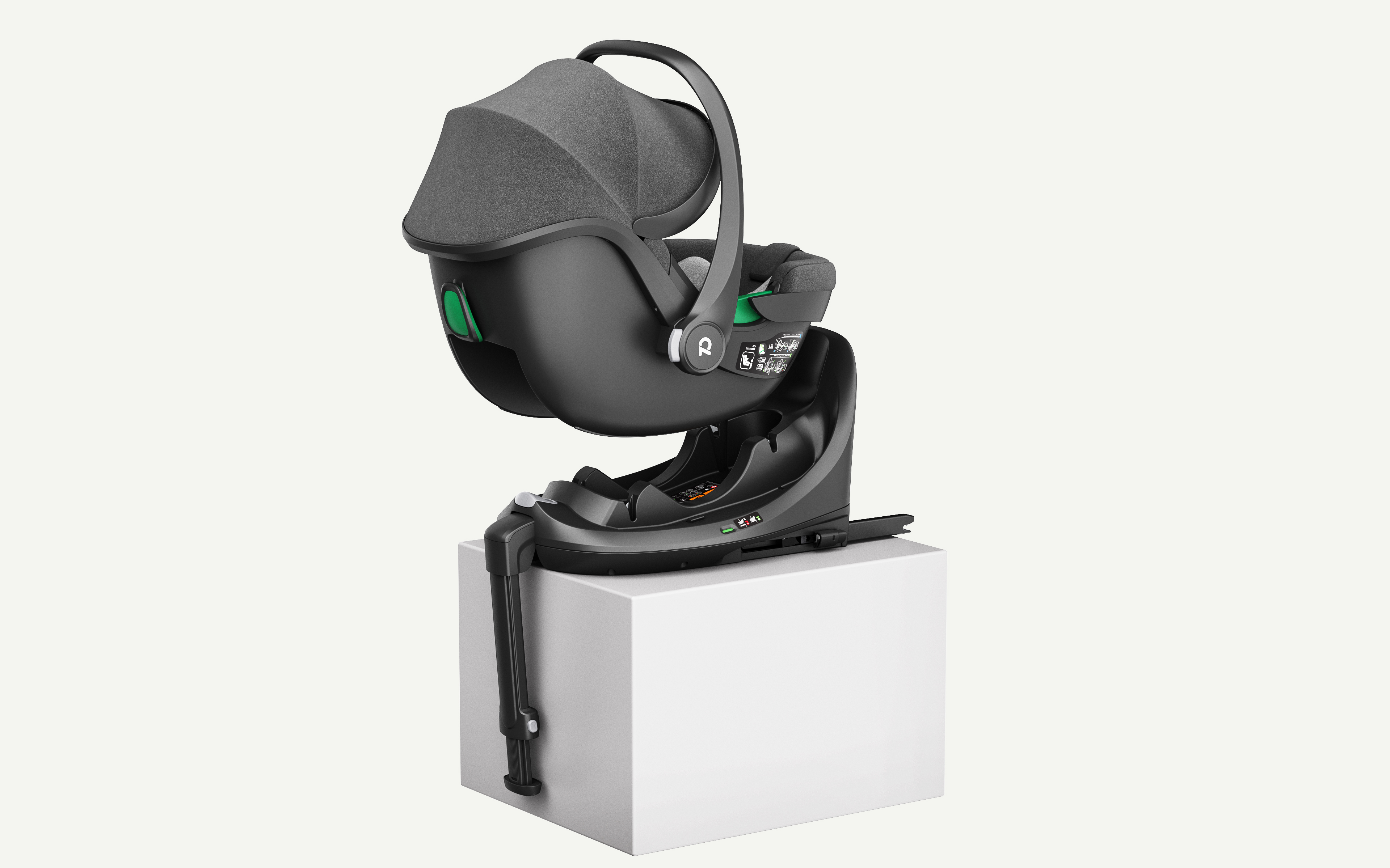 Safety seat，Product rendering，Child mother and baby，Infant Carrier ，Car basket，E-commerce details，