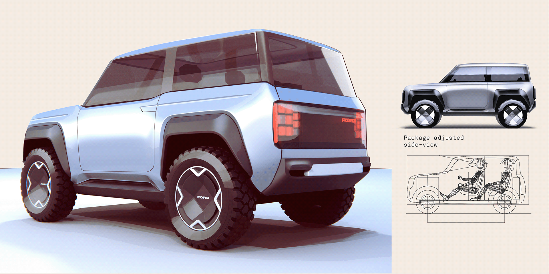 Automobile design，Ford，Mini，