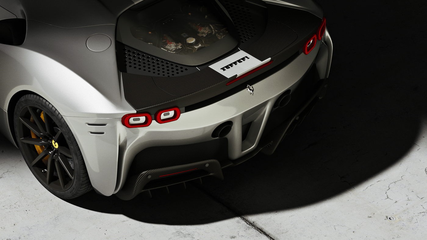 Ferrari SF90 Spider，Ferrari，vehicle，automobile，