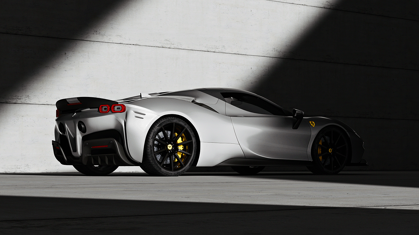 Ferrari SF90 Spider，法拉利，交通工具，汽车，