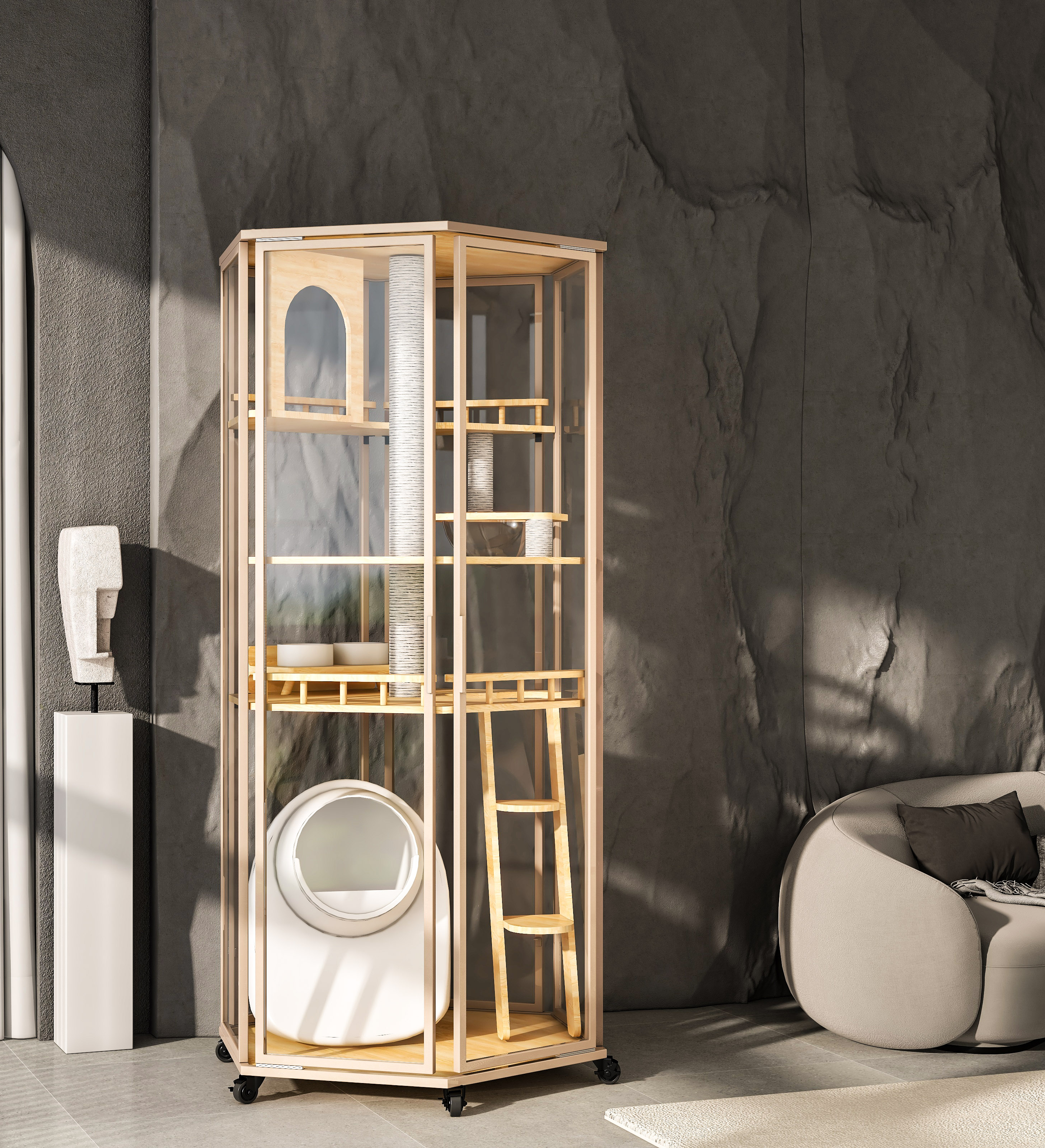 industrial design，original，Pets，Cat Villa，