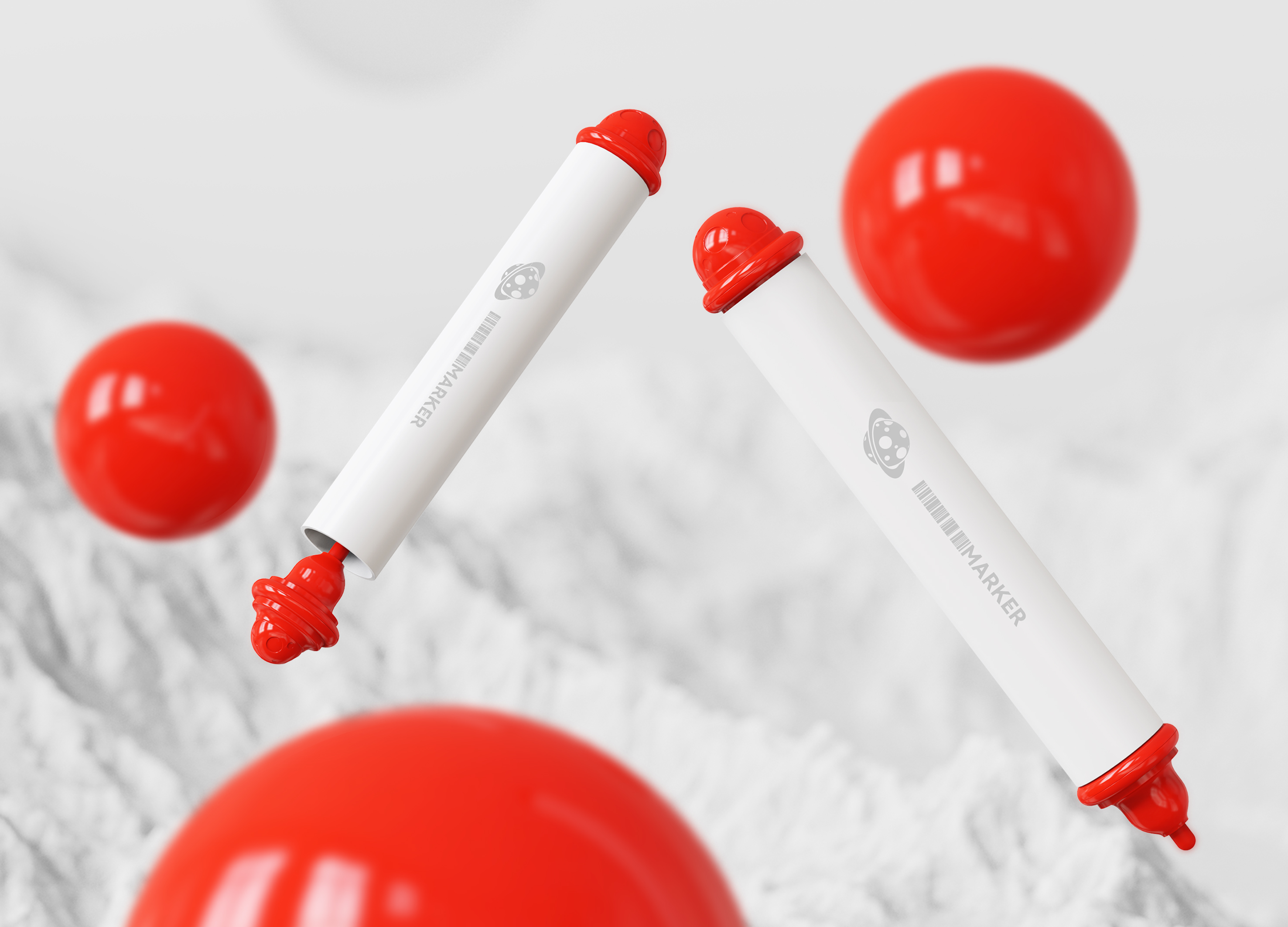 marker pen，Children's Brush，Stationery，pen，paint brush，Color pen，