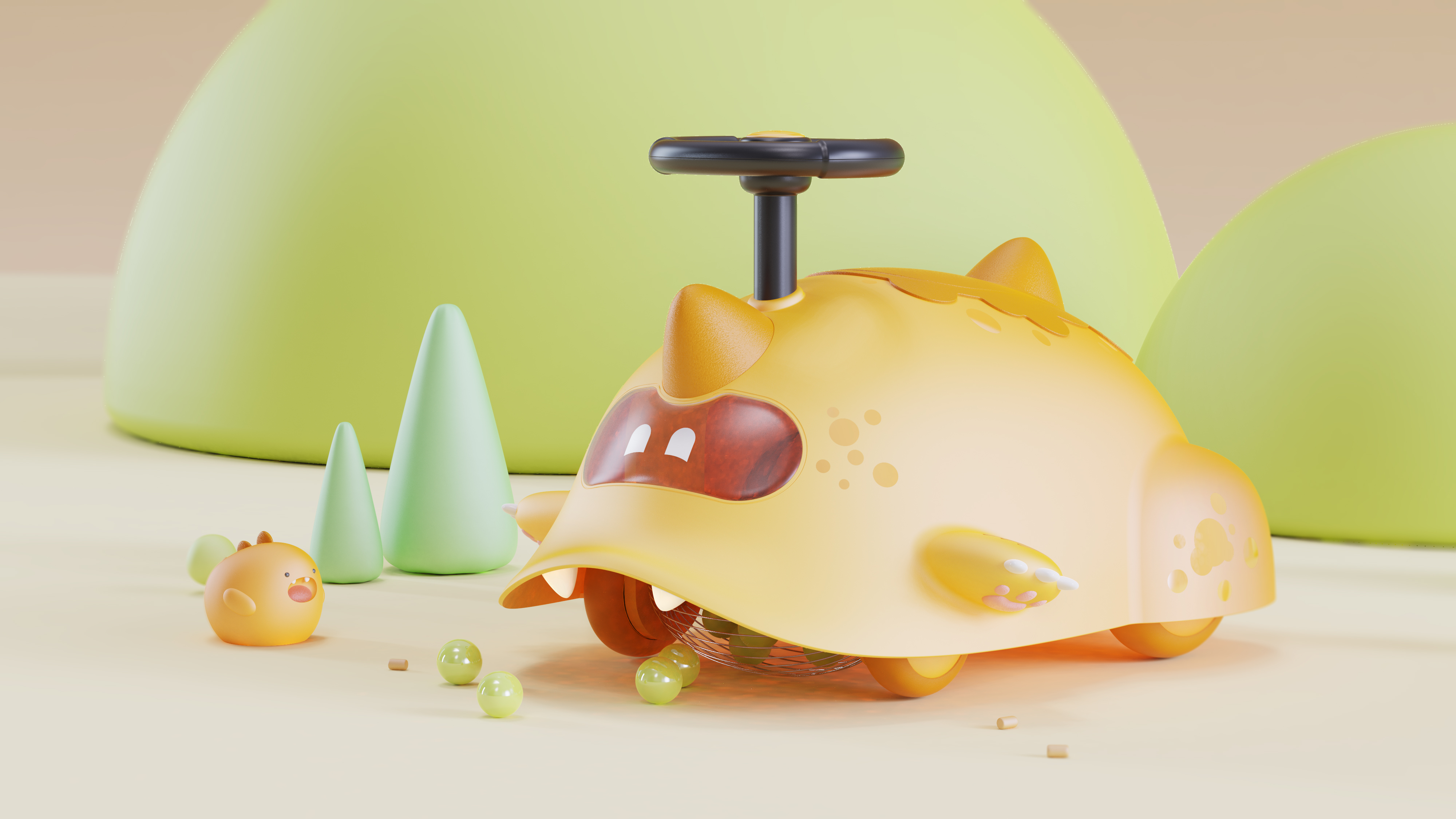 Appearance design，Structural design，Stroller design，