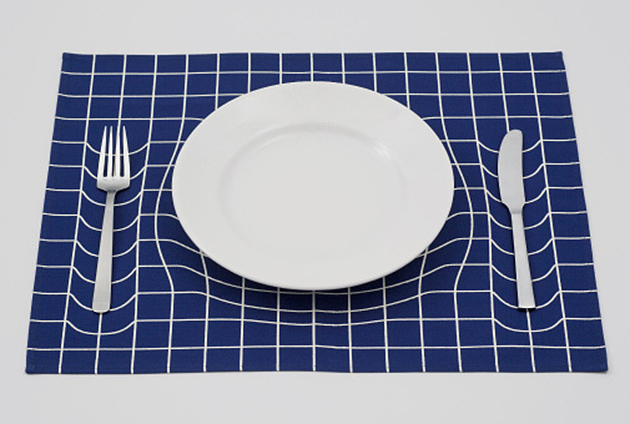 Optical illusion，Meal cloth，tableware，cloth，