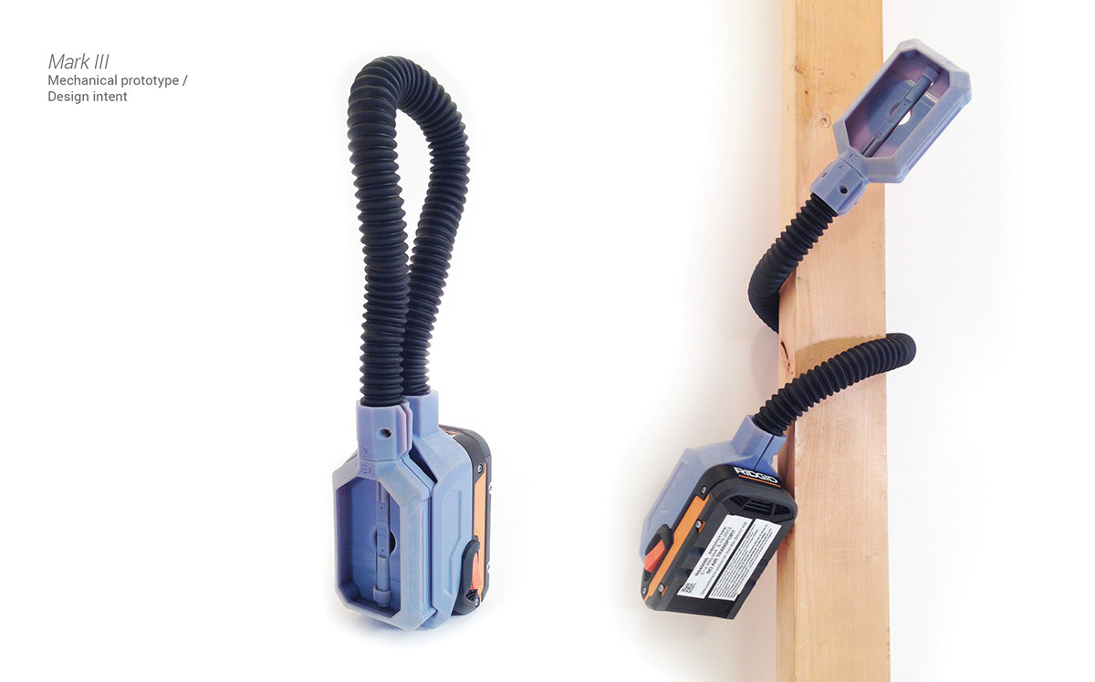 industrial design，product design，Work light，RIDGID X5，