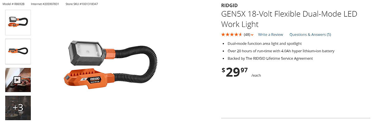 industrial design，product design，Work light，RIDGID X5，