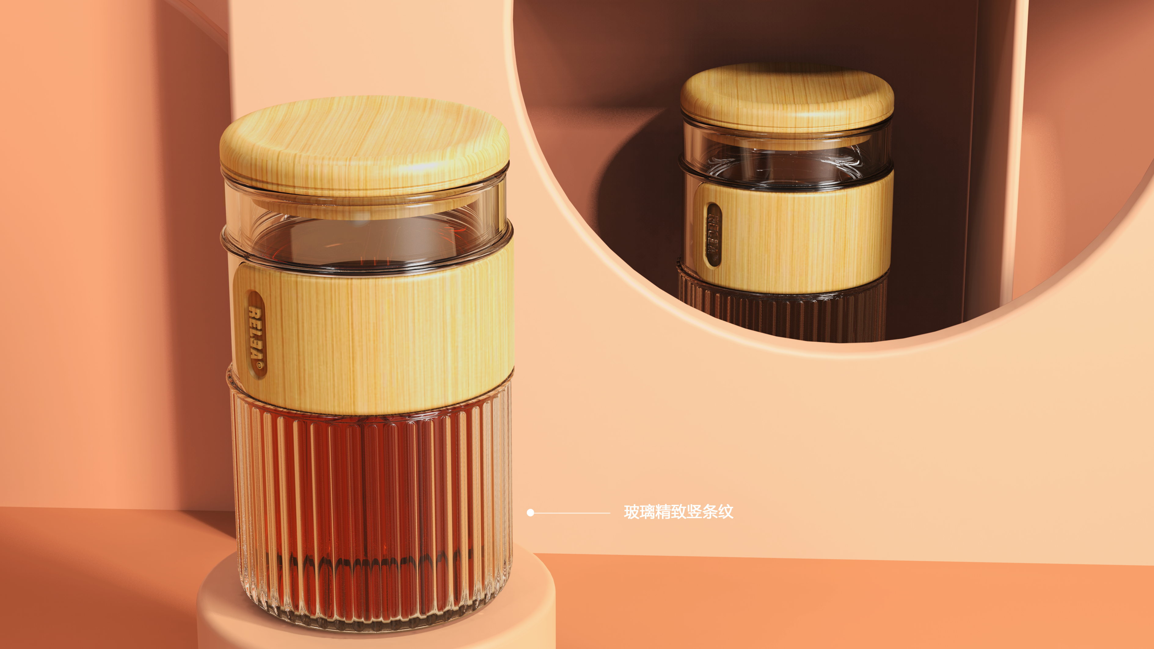 Modern simplicity，product design，Tea separation，Flower tea cup，Exquisite life，