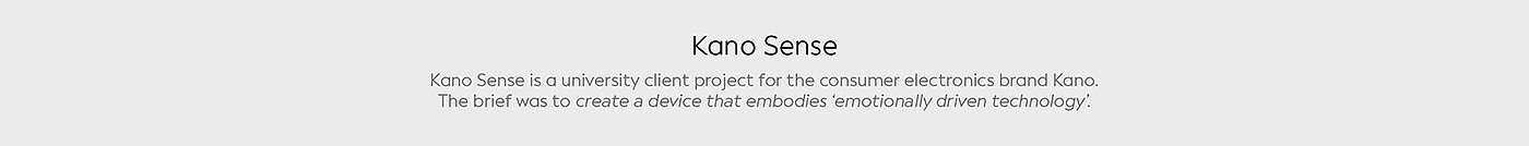 Kano Sense，Household equipment，Interaction design，originality，
