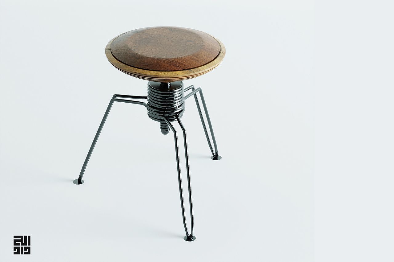 El Nahla，stool，top，product design，