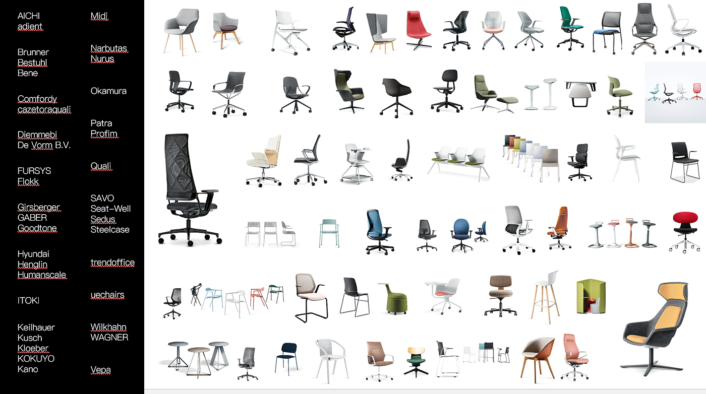 Office chair，furniture，