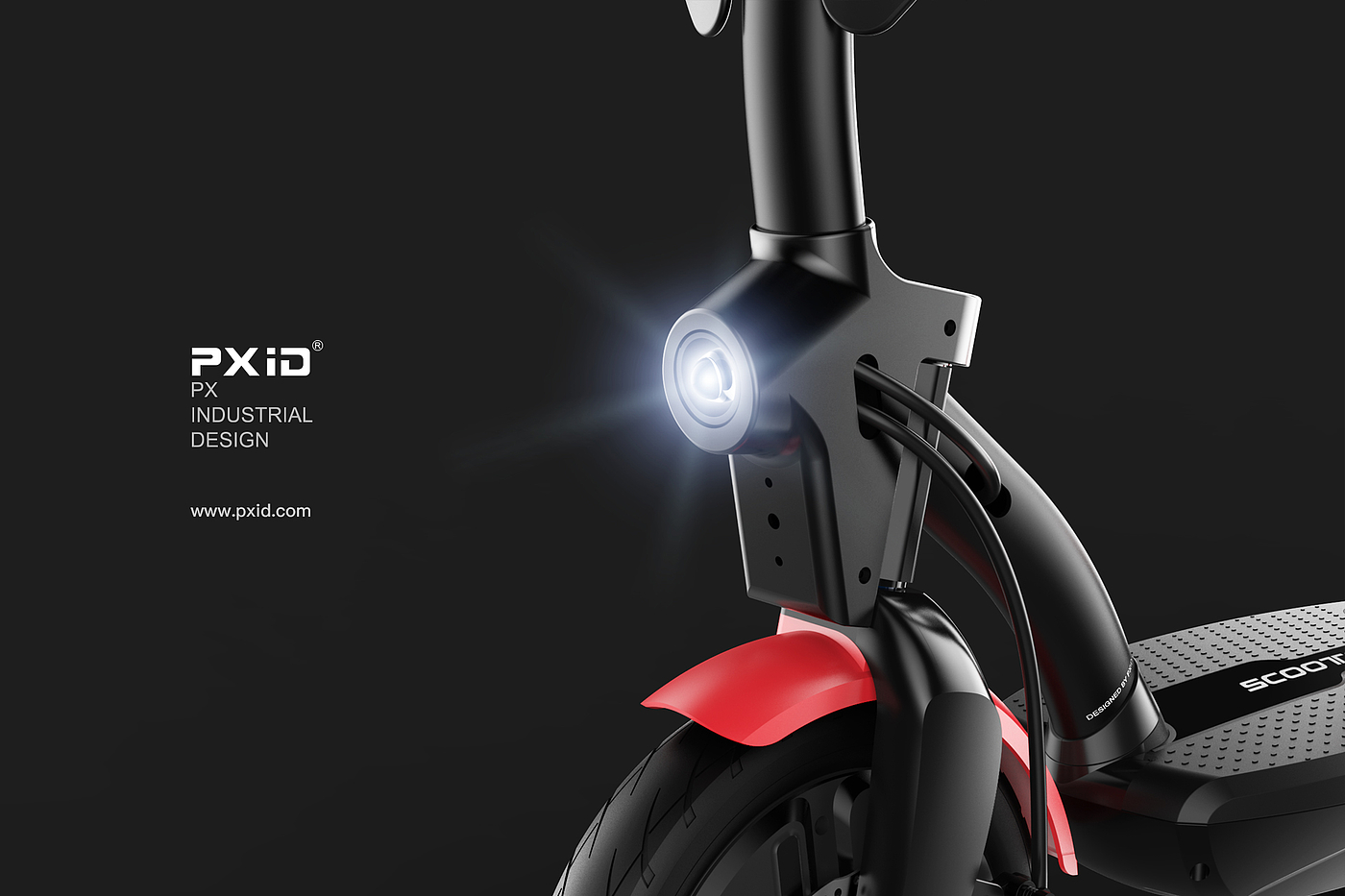 Design of electric scooter，Scooter design，Balance car design，Design of walking tools for the elderly，pxid，Product oriented industrial design，Electric vehicle design，Electric moped design，