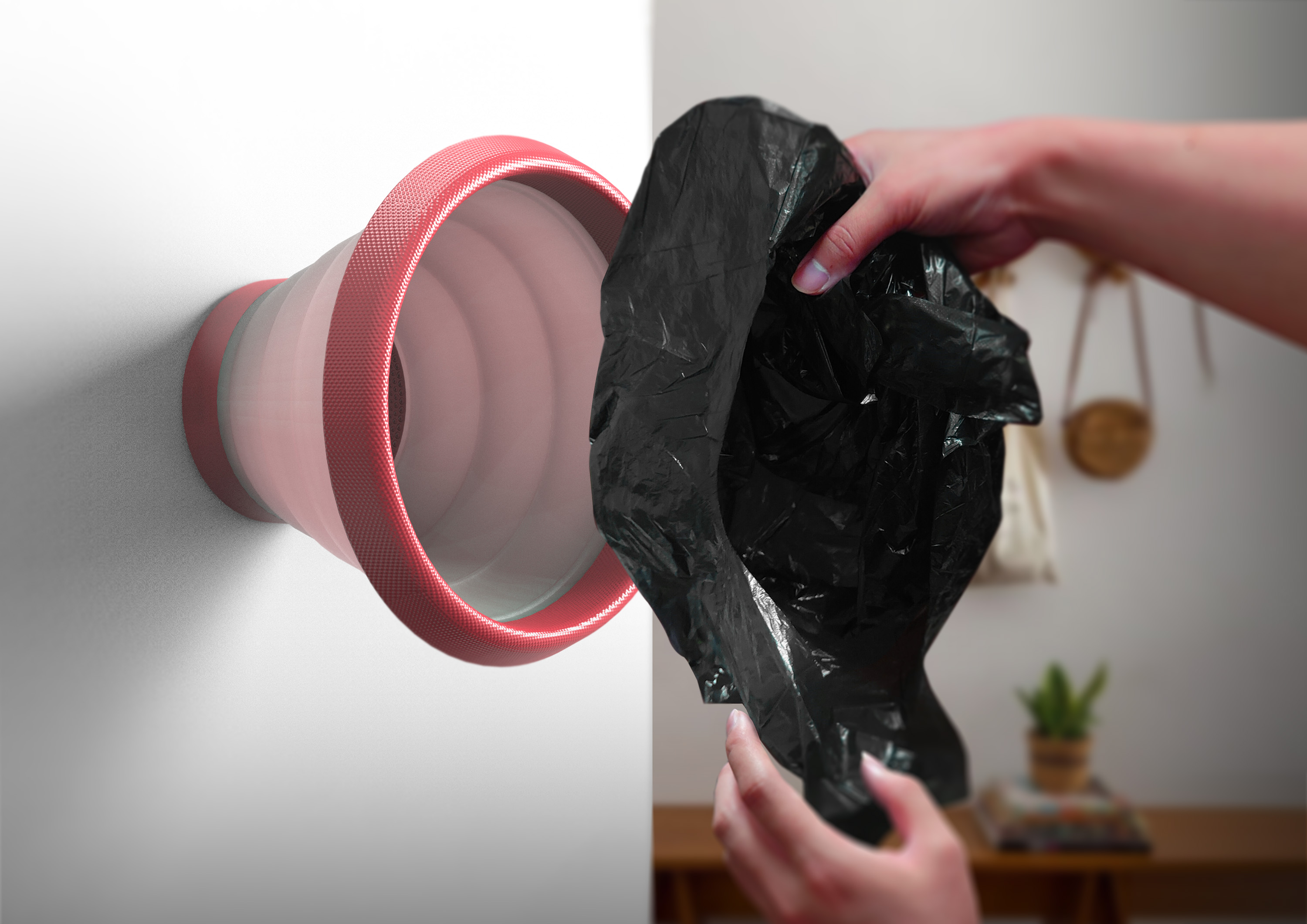 The secret weapon of emotional catharsis, the emotional tree hole in the wall，Emotional trash can，Tree hole，fold，decompression，Hanging on the wall，