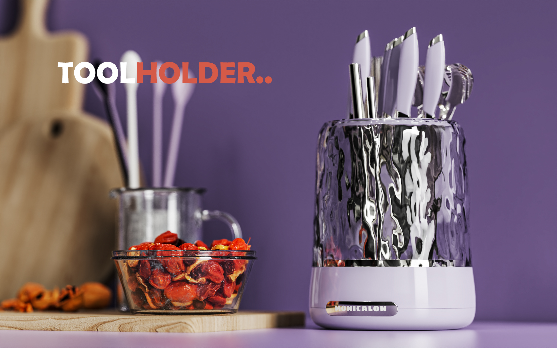 Rotating tool holder，Kitchen supplies，Housewear & Furnishings，Appearance design，Structural design，