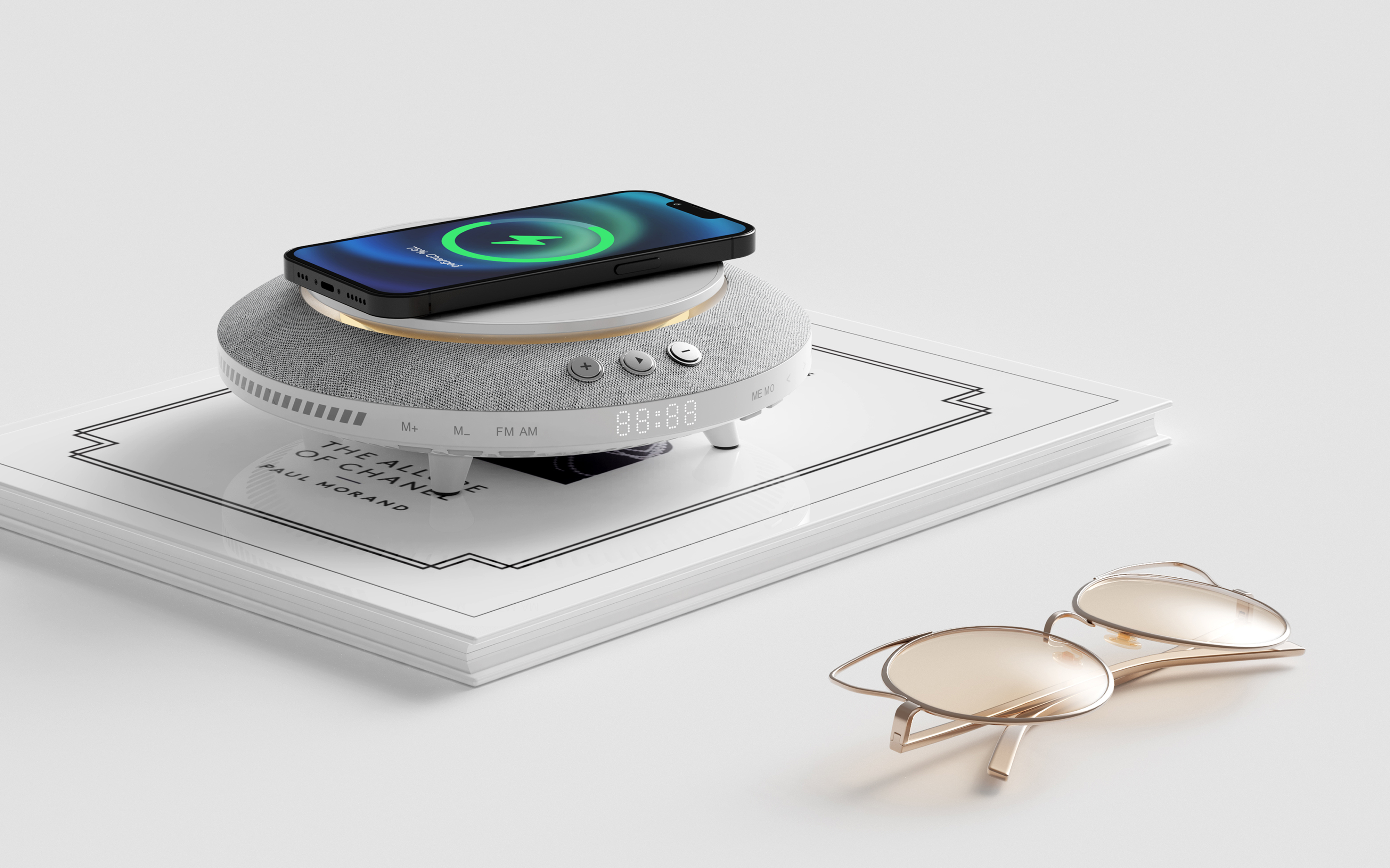 Flying saucer，Wireless charging，sound，
