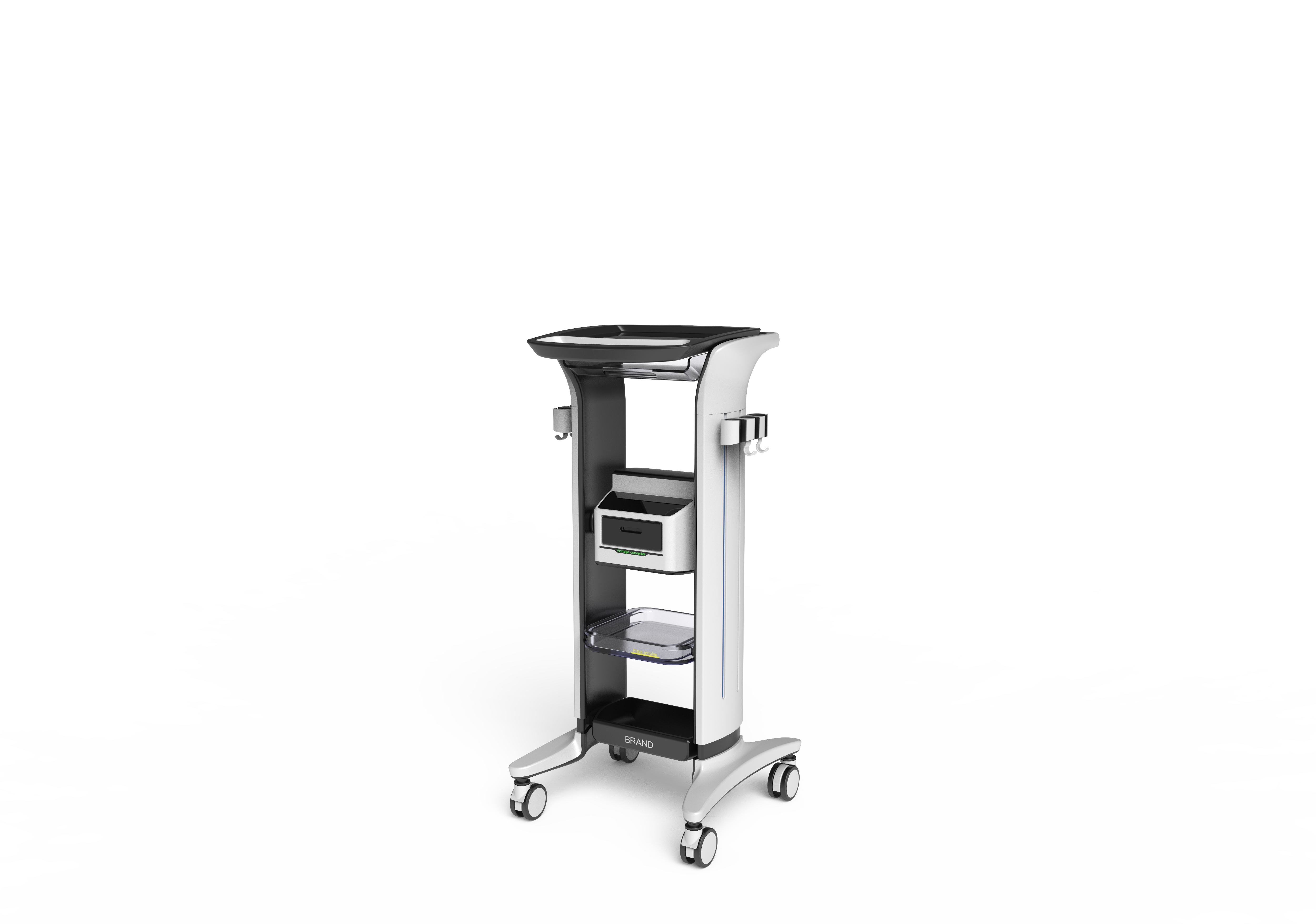 Medical product design，medical apparatus and instruments，Trolley design，