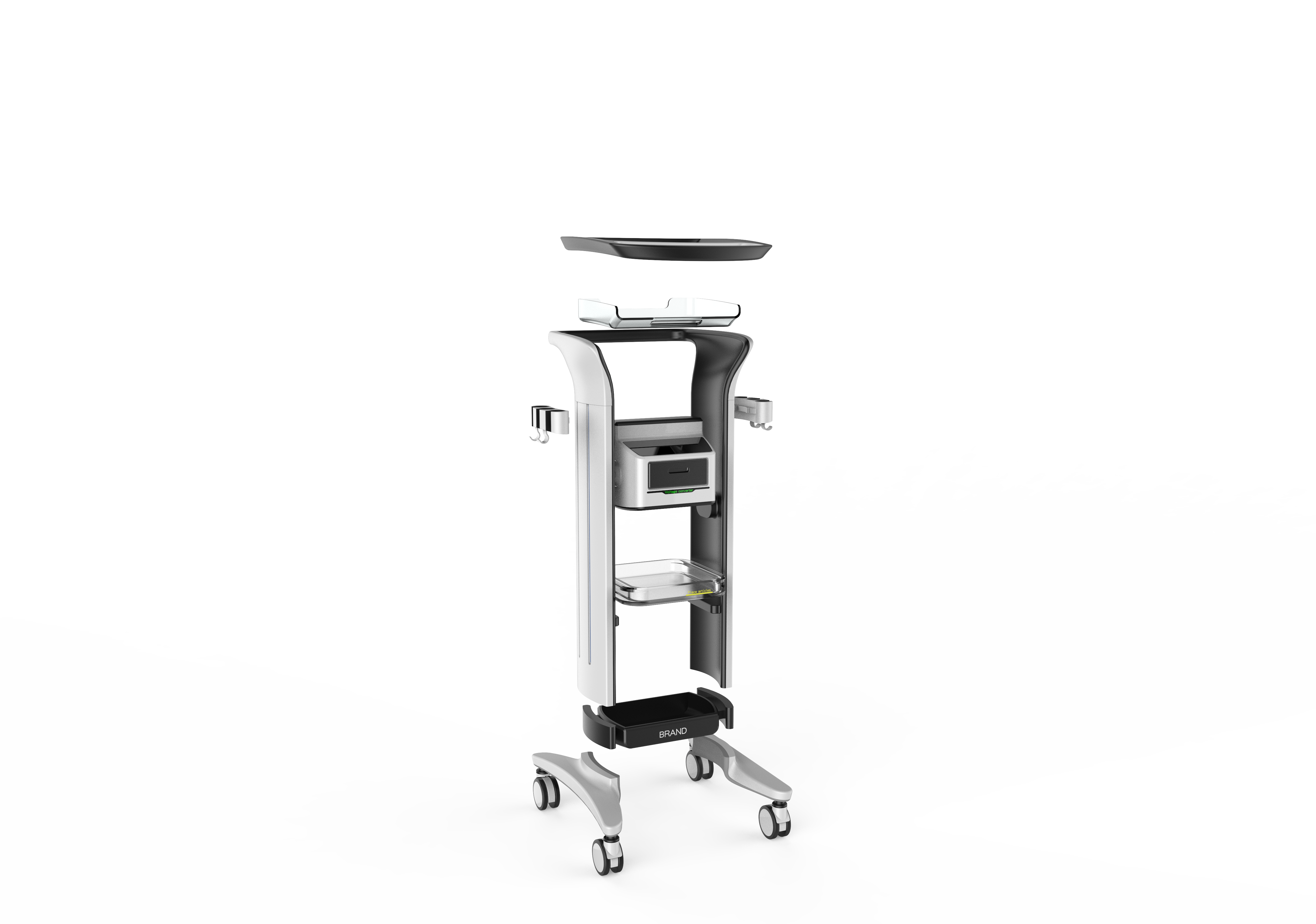 Medical product design，medical apparatus and instruments，Trolley design，
