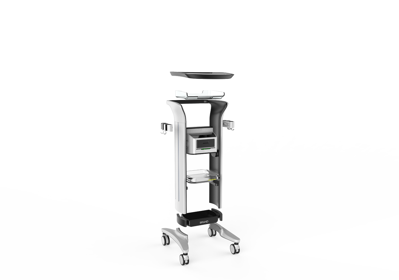 Medical product design，medical apparatus and instruments，Trolley design，