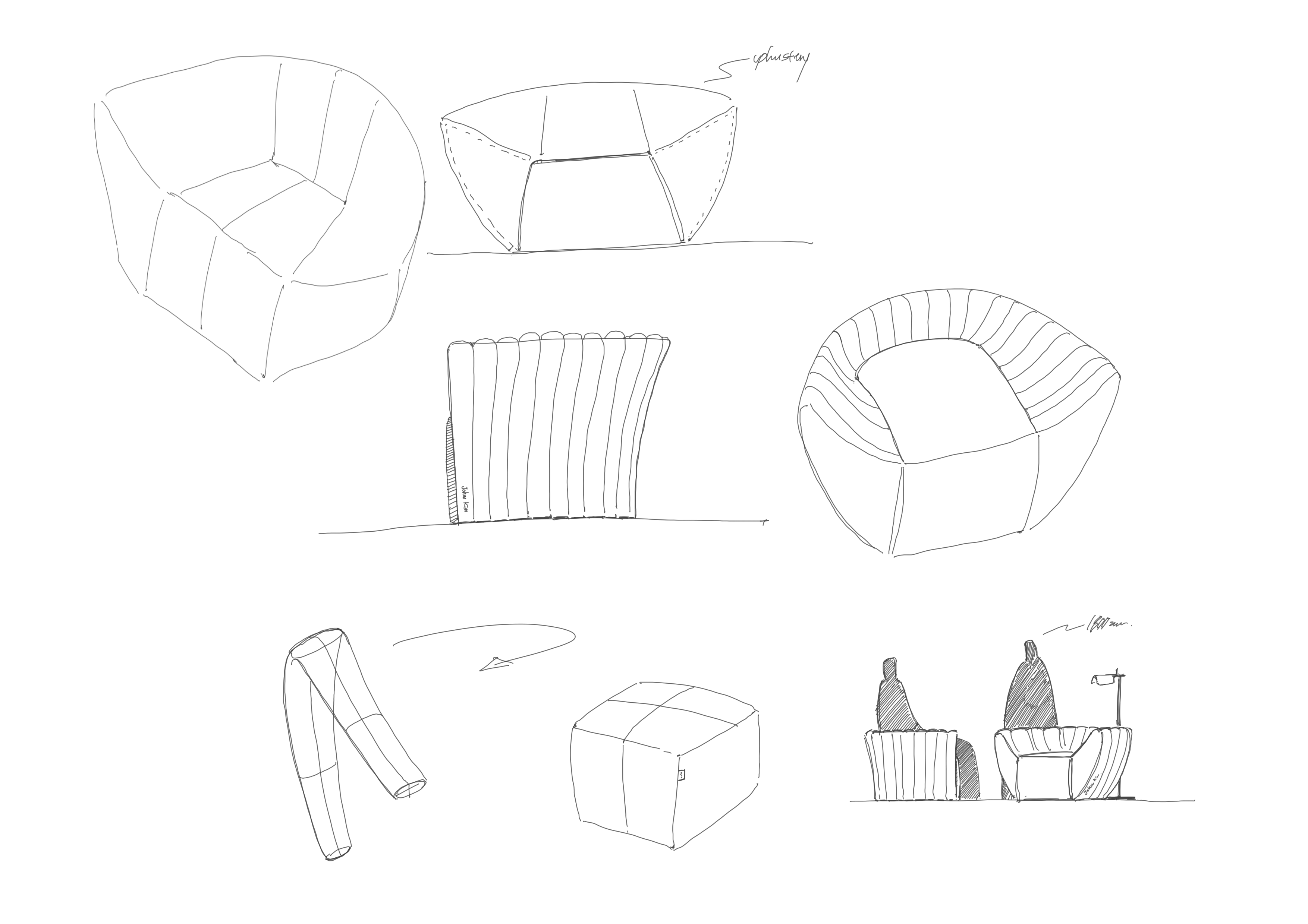 sofa，furniture design ，Corrugated paper，