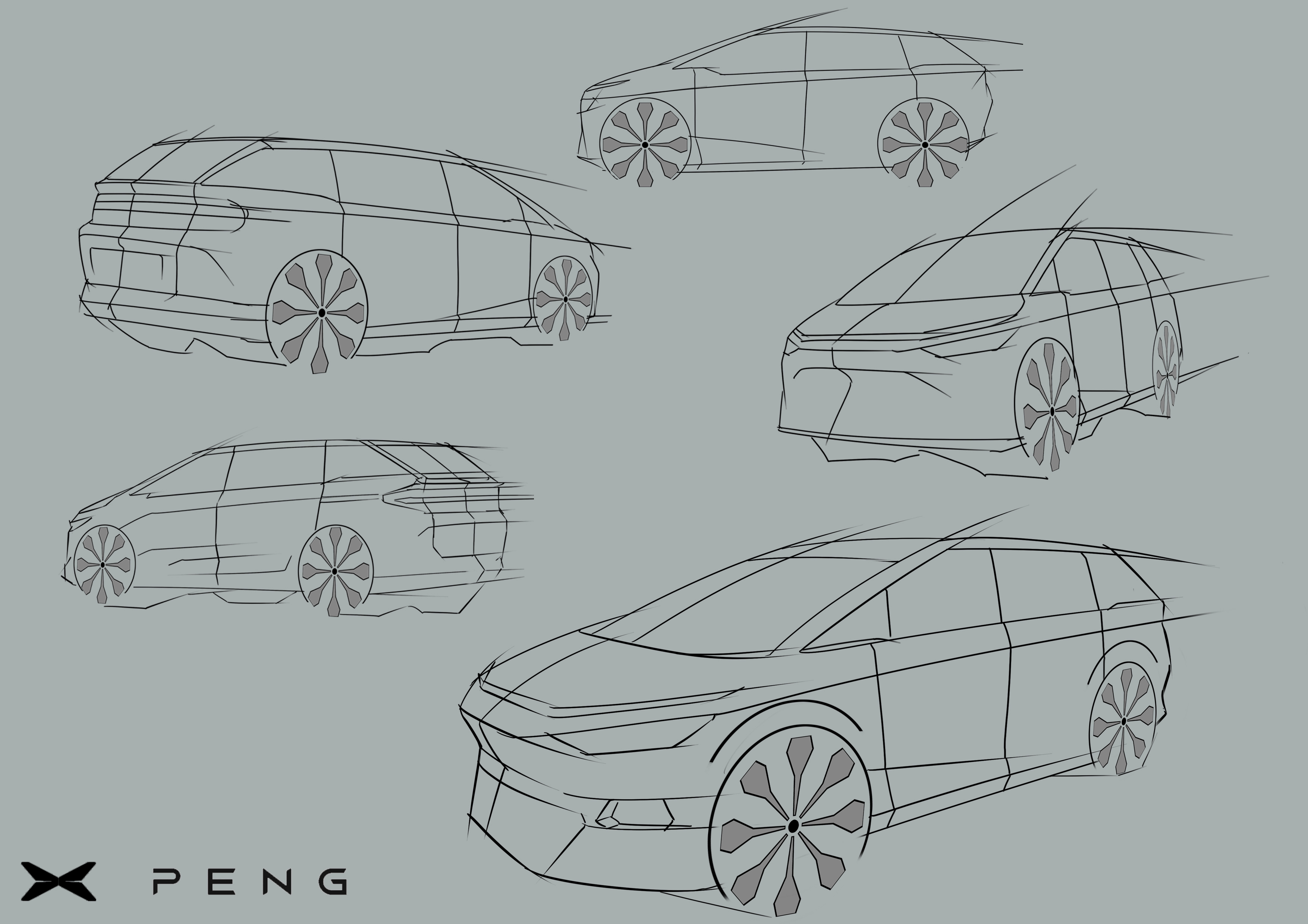 vehicle，Hand drawn，Tucki，Conjecture，sketch，