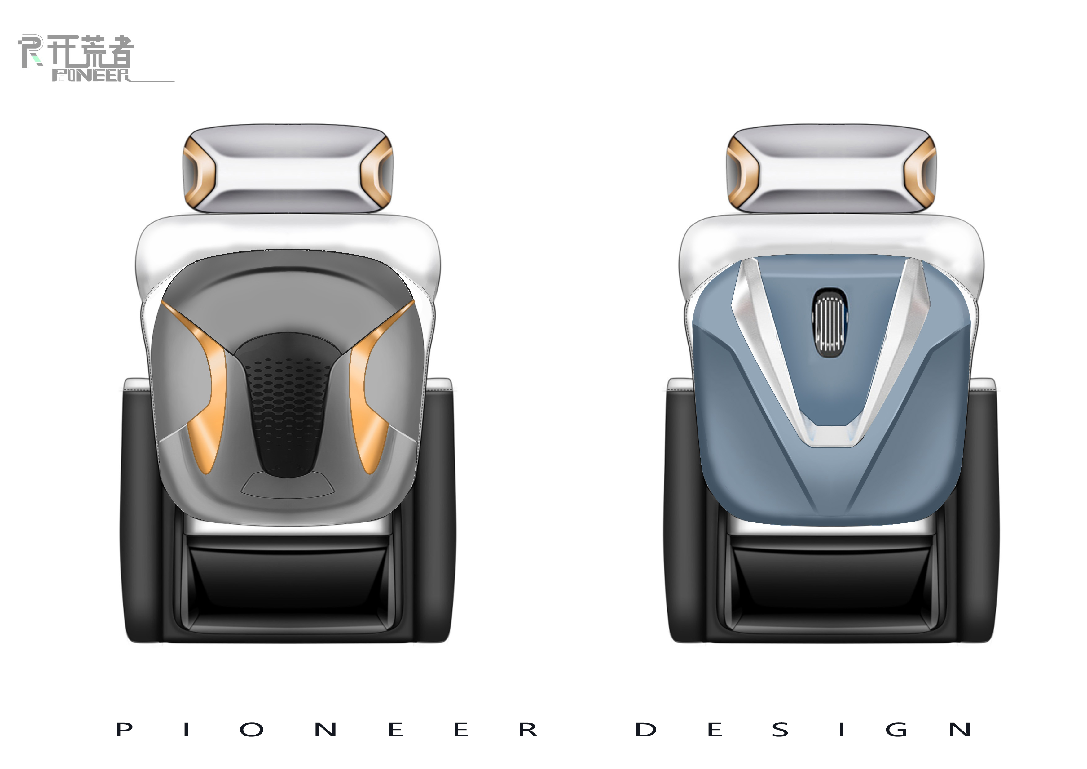 Aviation Seat，Rear table design，