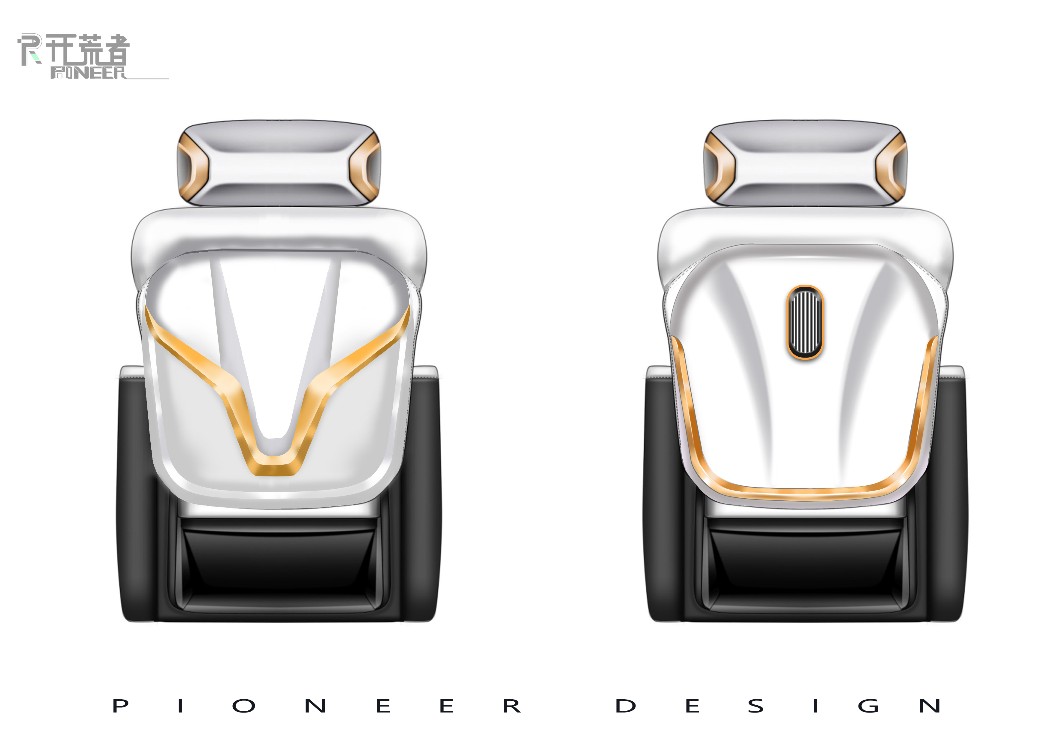 Aviation Seat，Rear table design，
