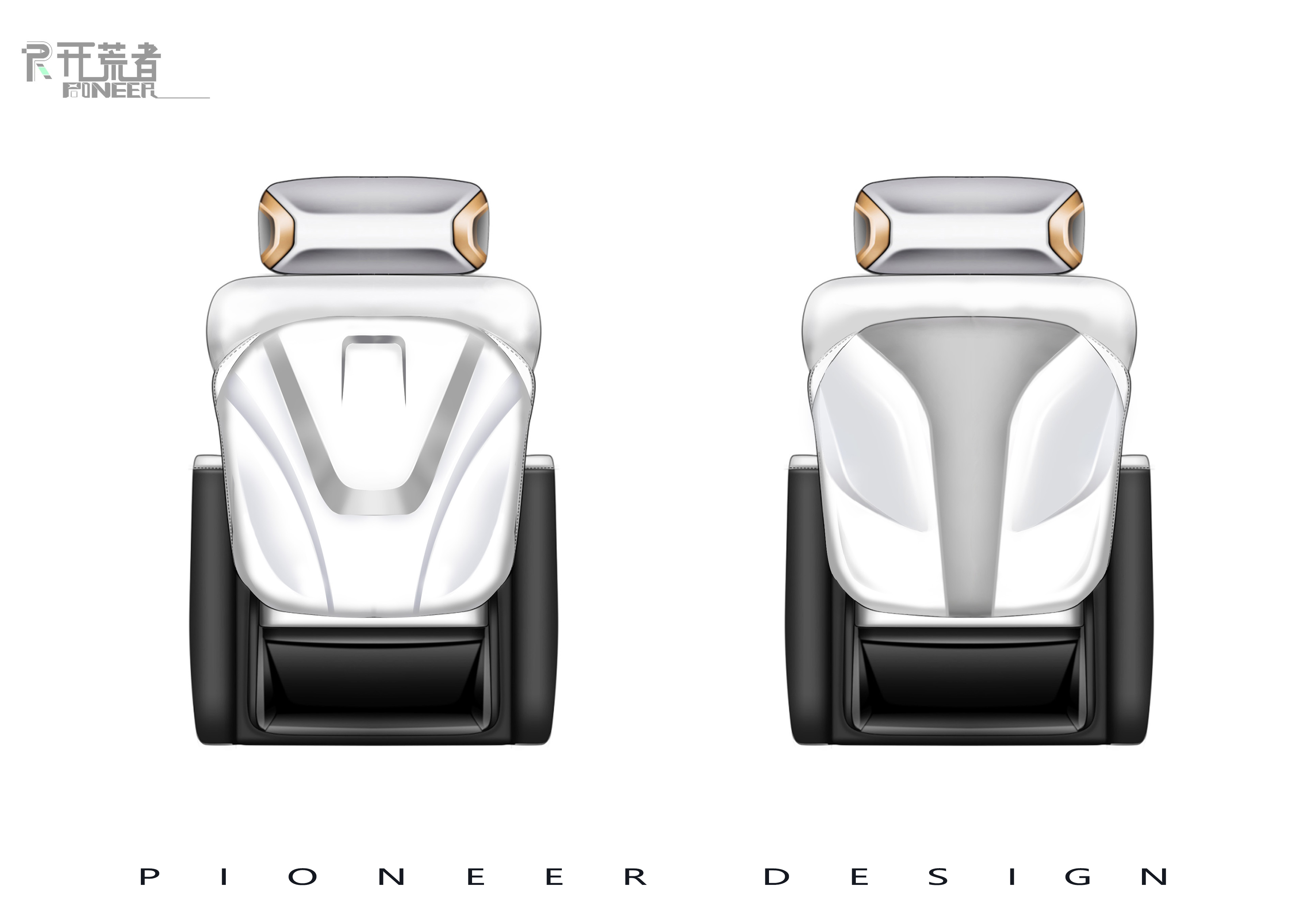 Aviation Seat，Rear table design，
