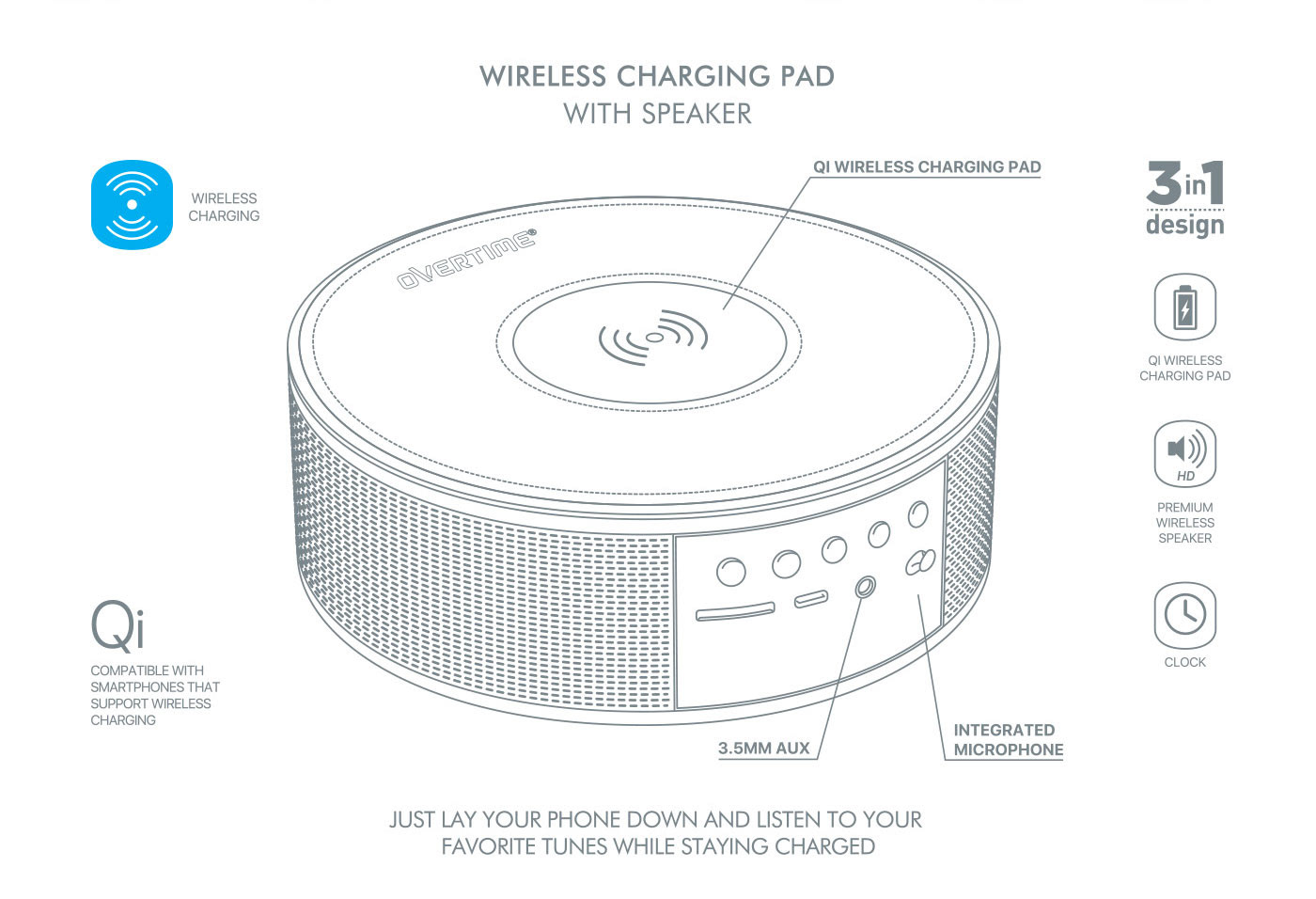 charge，loudspeaker box，two-in-one，