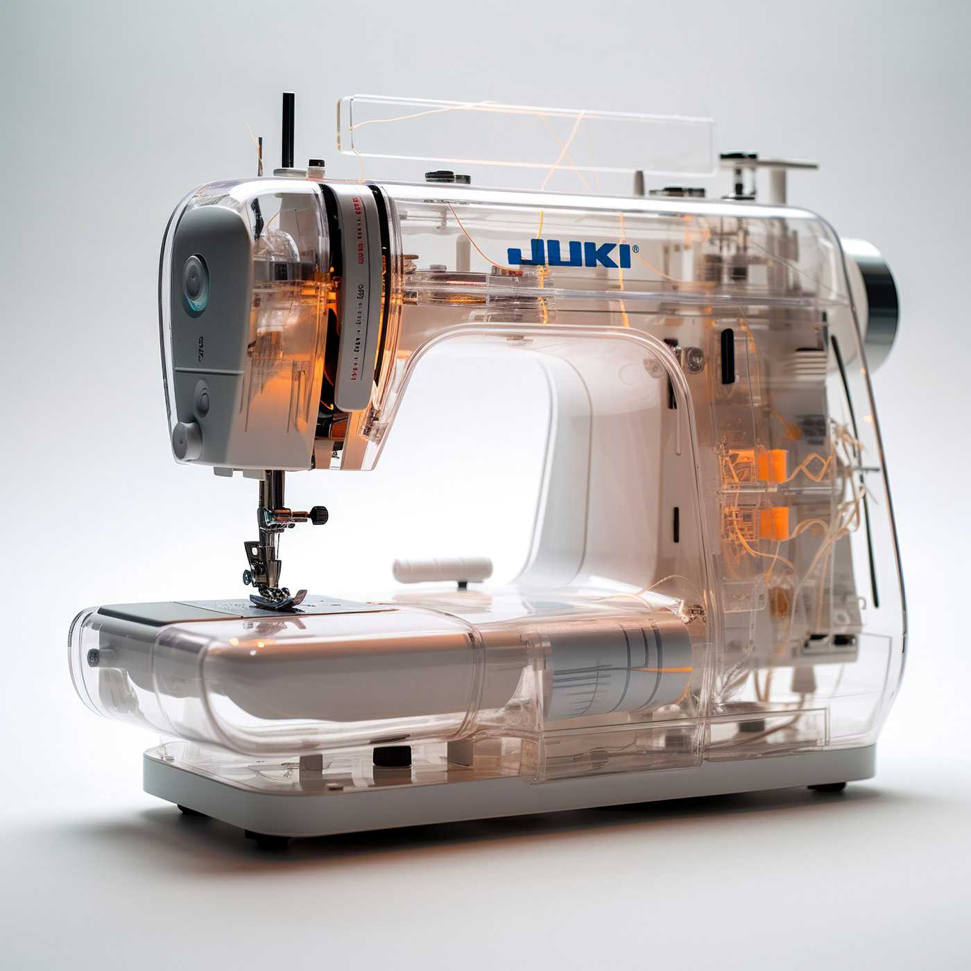 Overglass，texture of material，Fully transparent，industrial design，