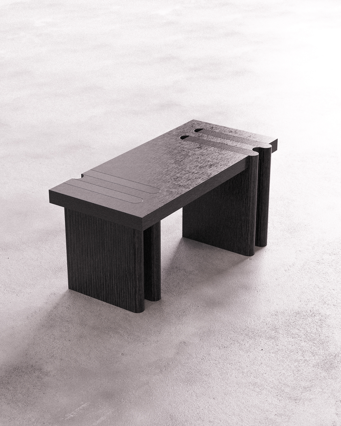 Pasos，solid wood，bench，