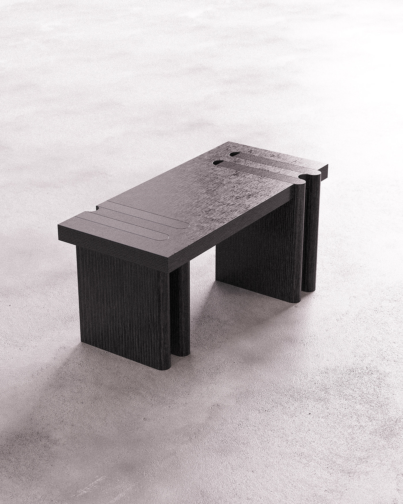 Pasos，solid wood，bench，