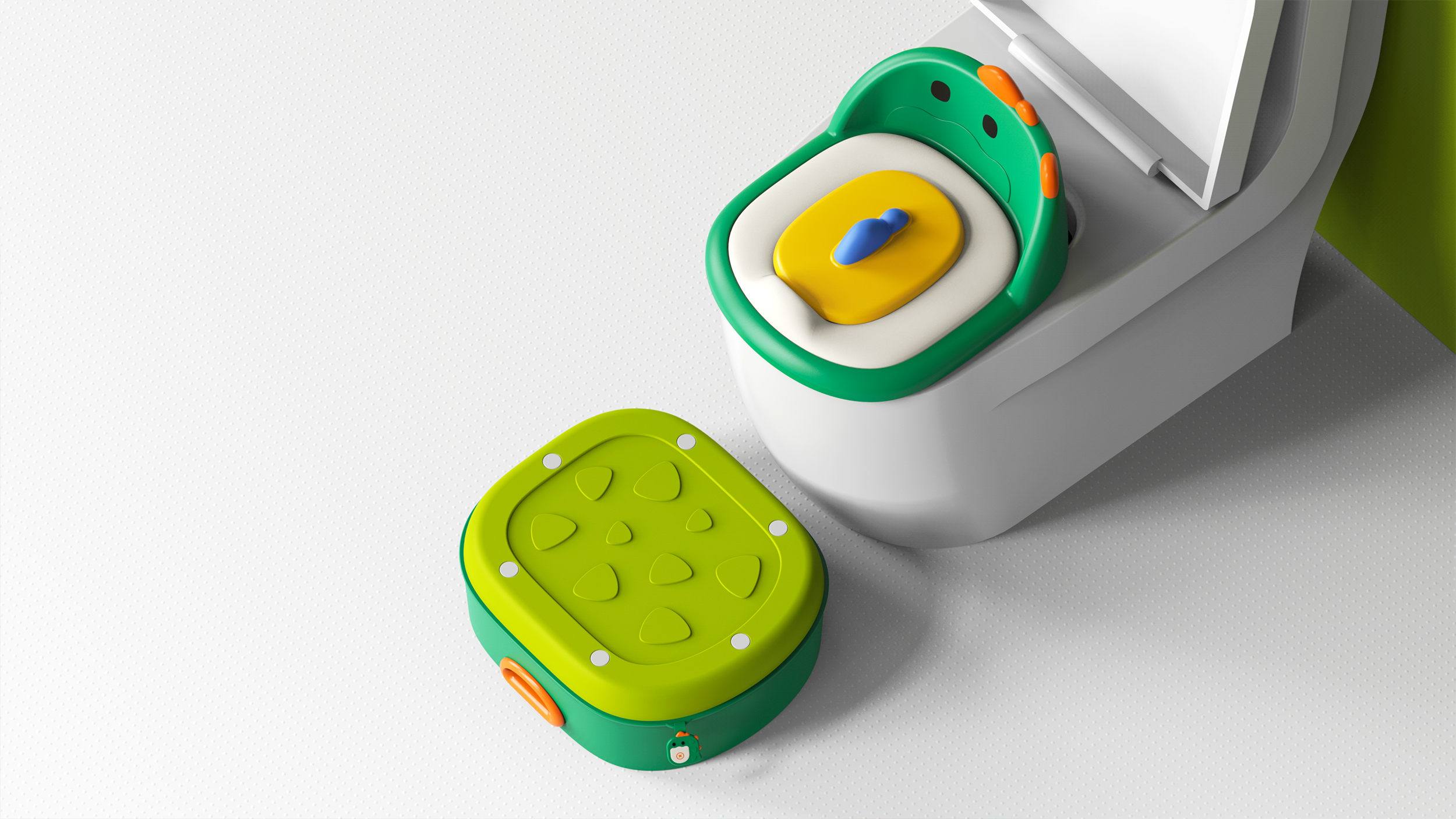 Maternal and infant products，industrial design，product design，Little dinosaur，Baby toilet，articles for daily use，Children's products，