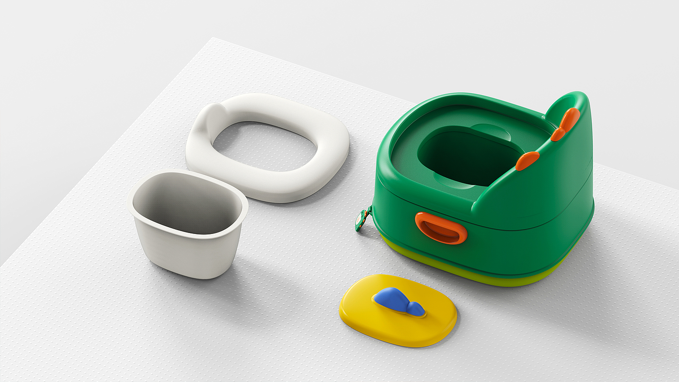 Maternal and infant products，industrial design，product design，Little dinosaur，Baby toilet，articles for daily use，Children's products，
